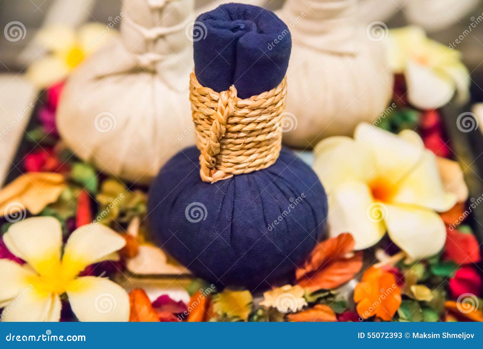 Aromatherapy and Thai Massage Setting Stock Image Image of background