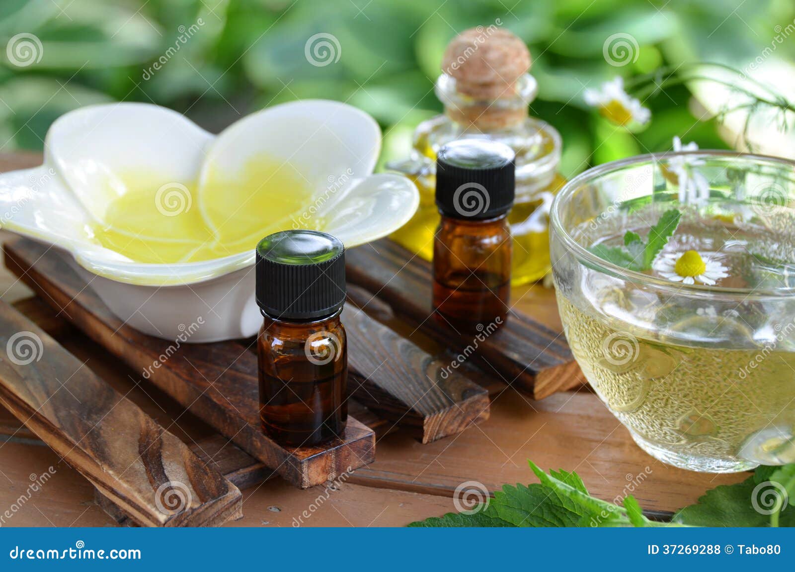 Aromatherapy Treatment with Herbal Tea Stock Photo Image of herbal