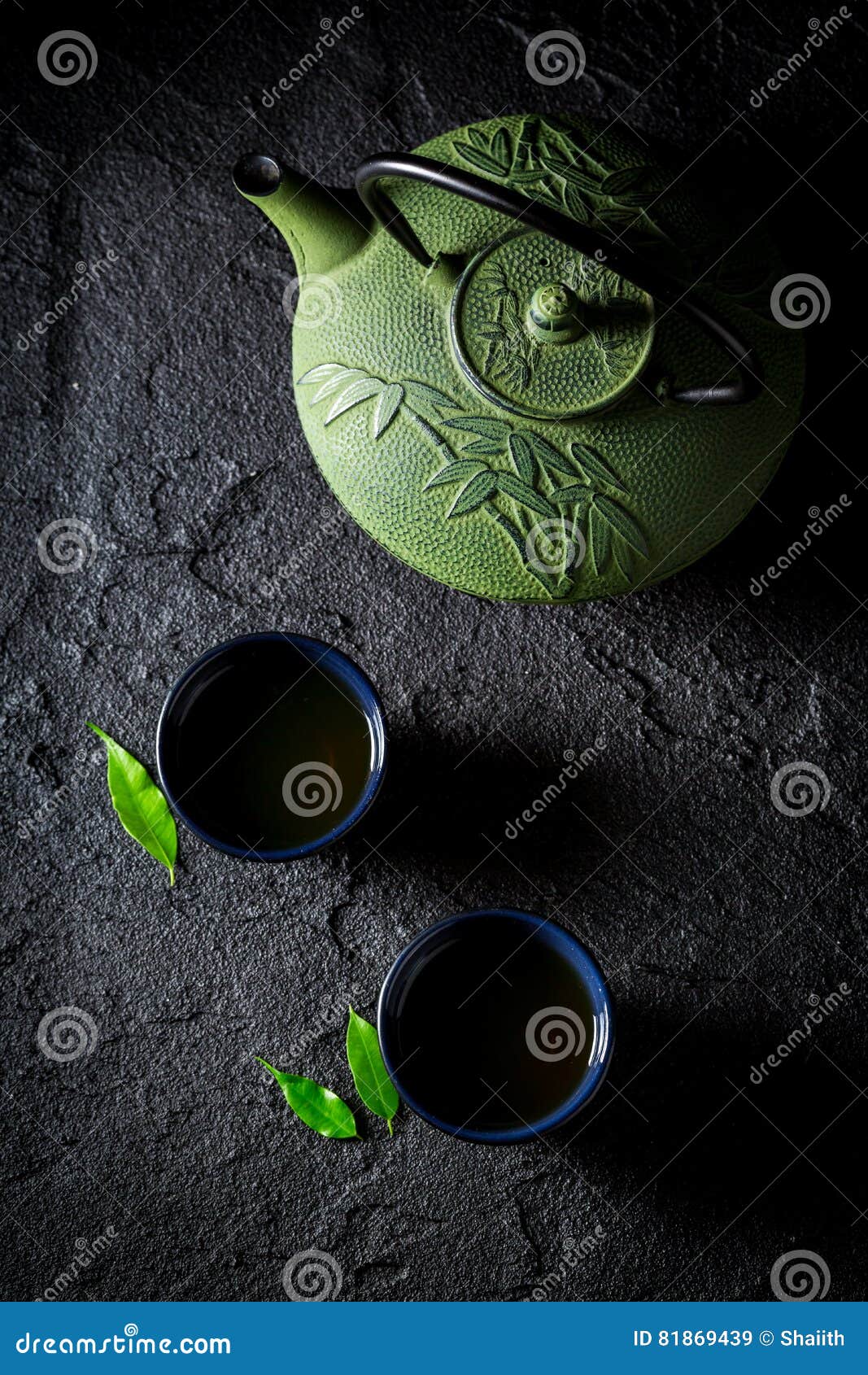 Aromatic Green Tea in Asian Restaurant Stock Image Image of beverage