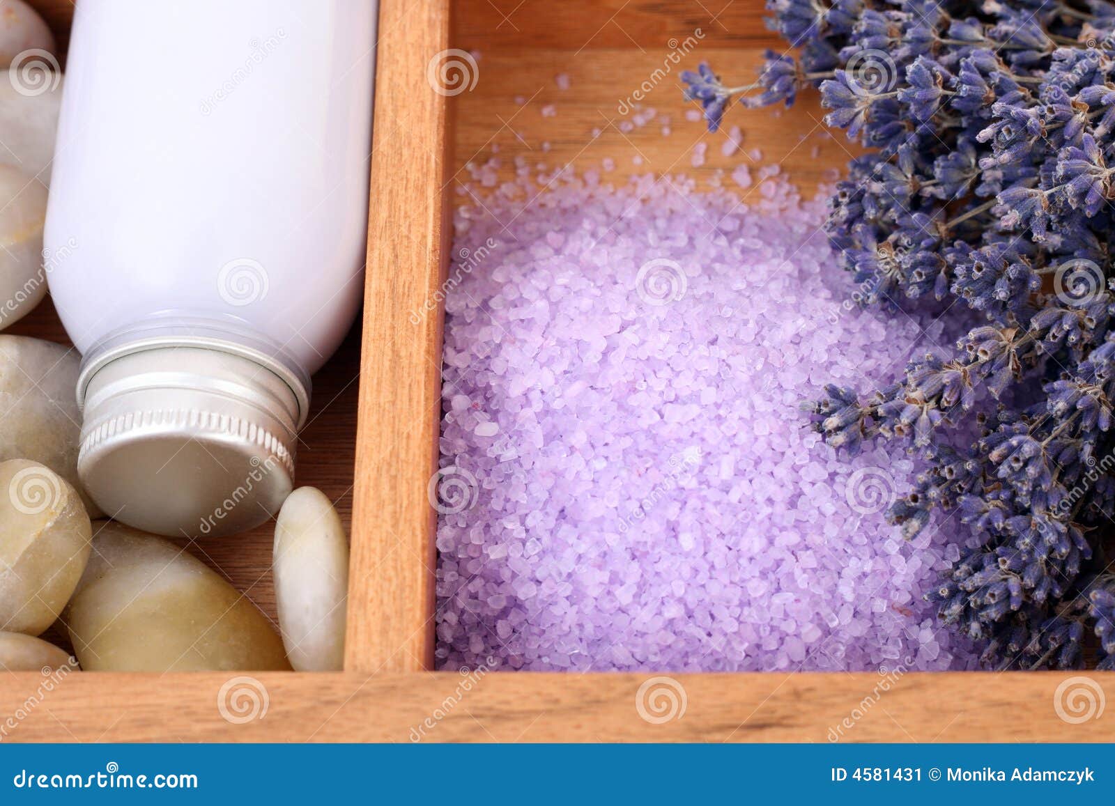 Aromatic lavender bath stock image. Image of relaxation 4581431