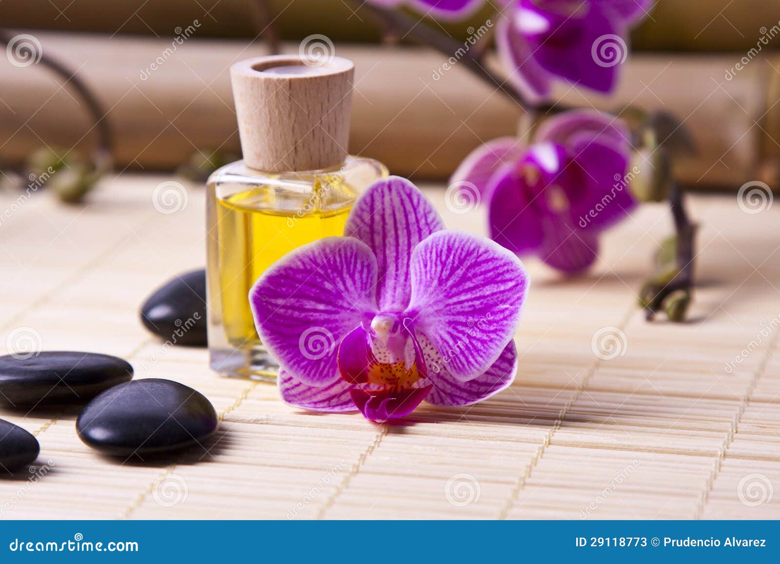 Aromatic Oil Bottle Massage Stock Image - Image of beauty, lifestyle