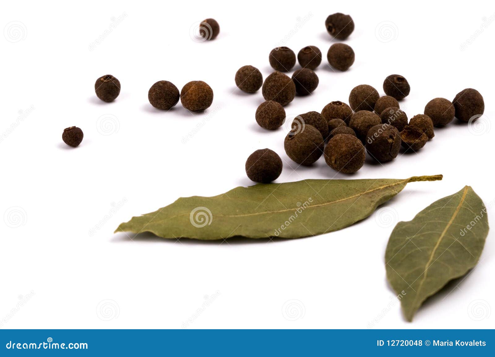 Aromatic Pepper and Bay Leaves Stock Photo Image of pepper, eating