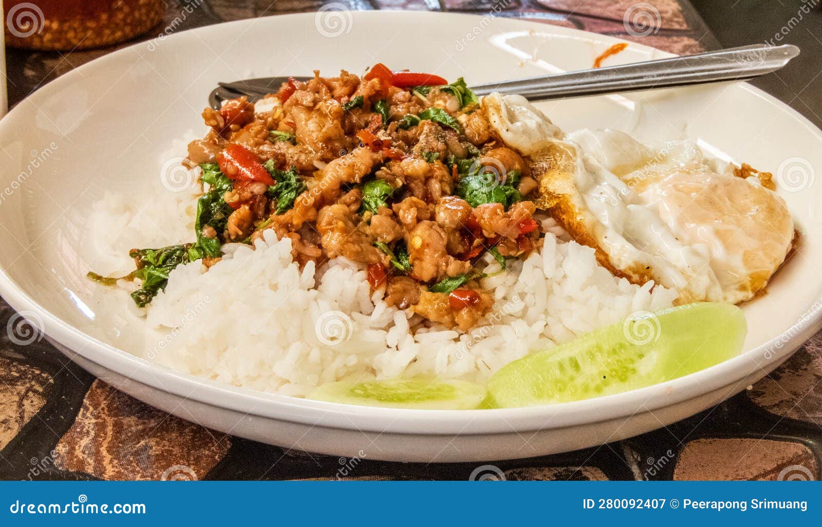The Aromatic Pork Stomach Fried Rice, Adorned with a Perfectly Fried