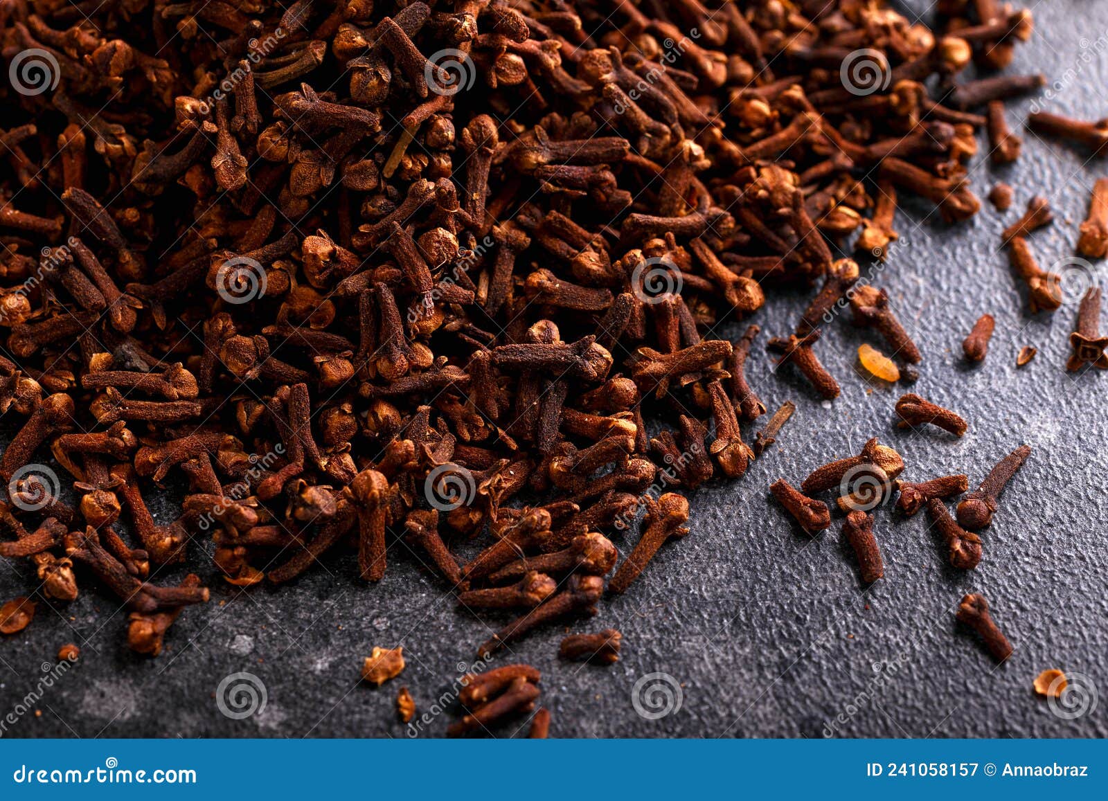Aromatic Spice Cloves Herbs on Rustic Table Stock Image Image of