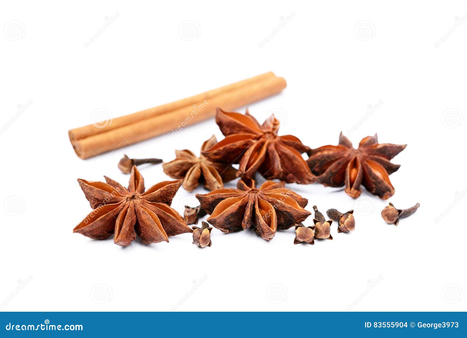 Star Anise, Cinnamon Sticks and Cloves Stock Image Image of cooking