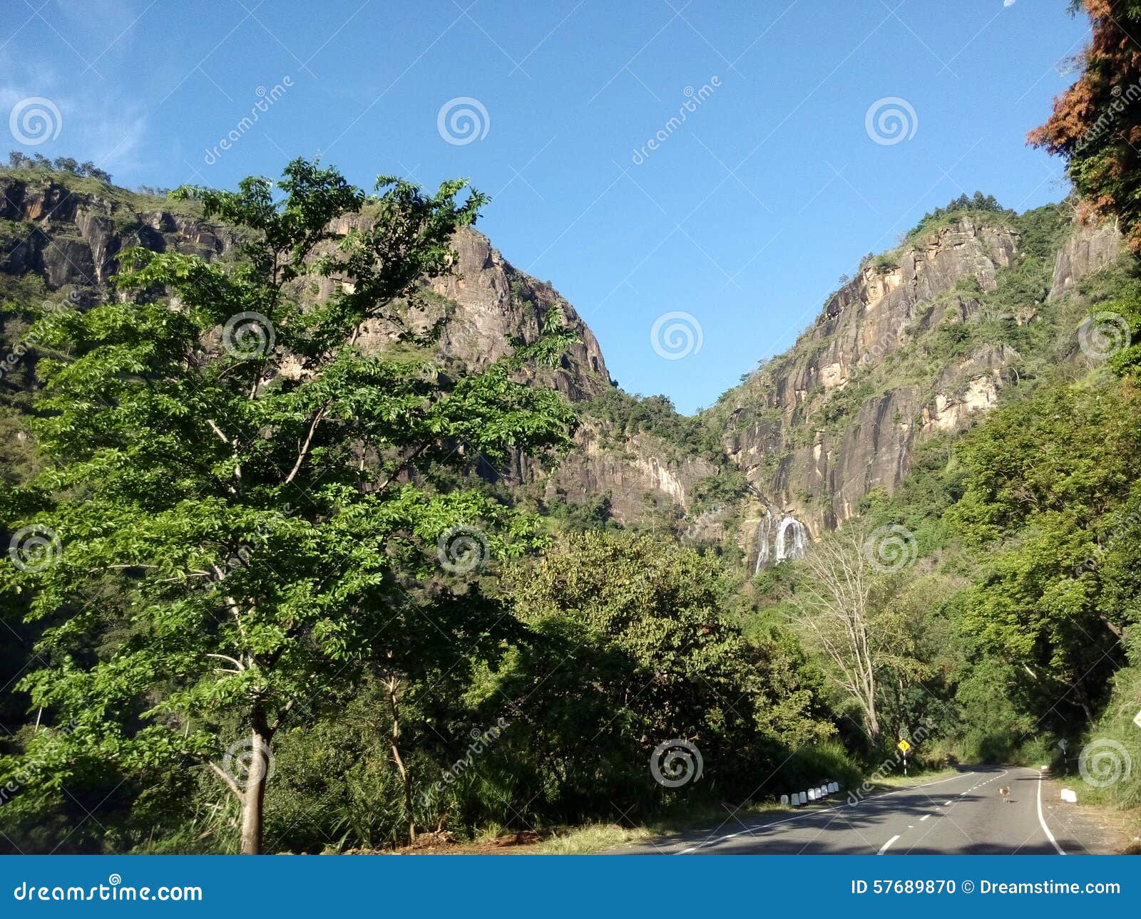 Around Rawana Falls stock photo. Image of visit, waterfall - 57689870