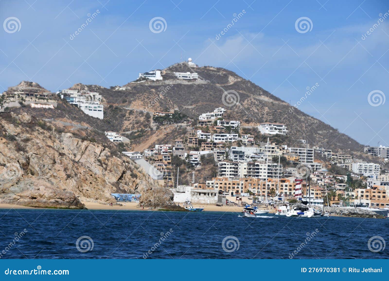 Around the Town of Cabo San Lucas in Mexico Stock Image - Image of