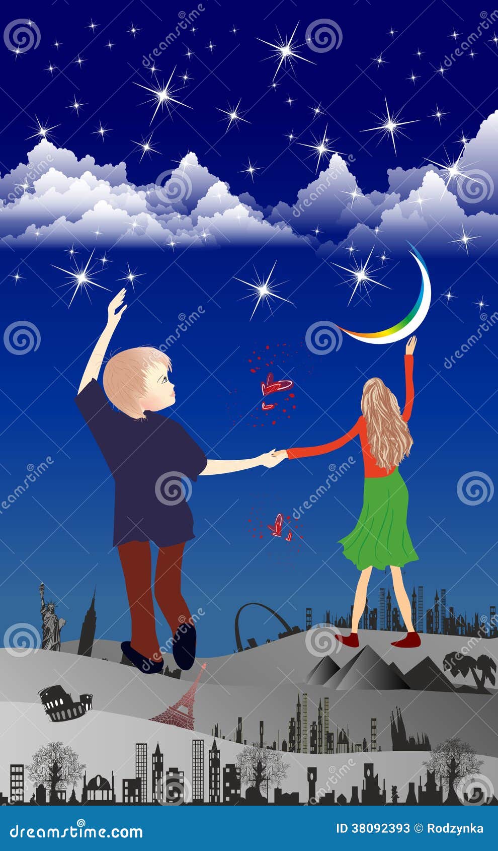 Around the world stock illustration. Illustration of world - 38092393