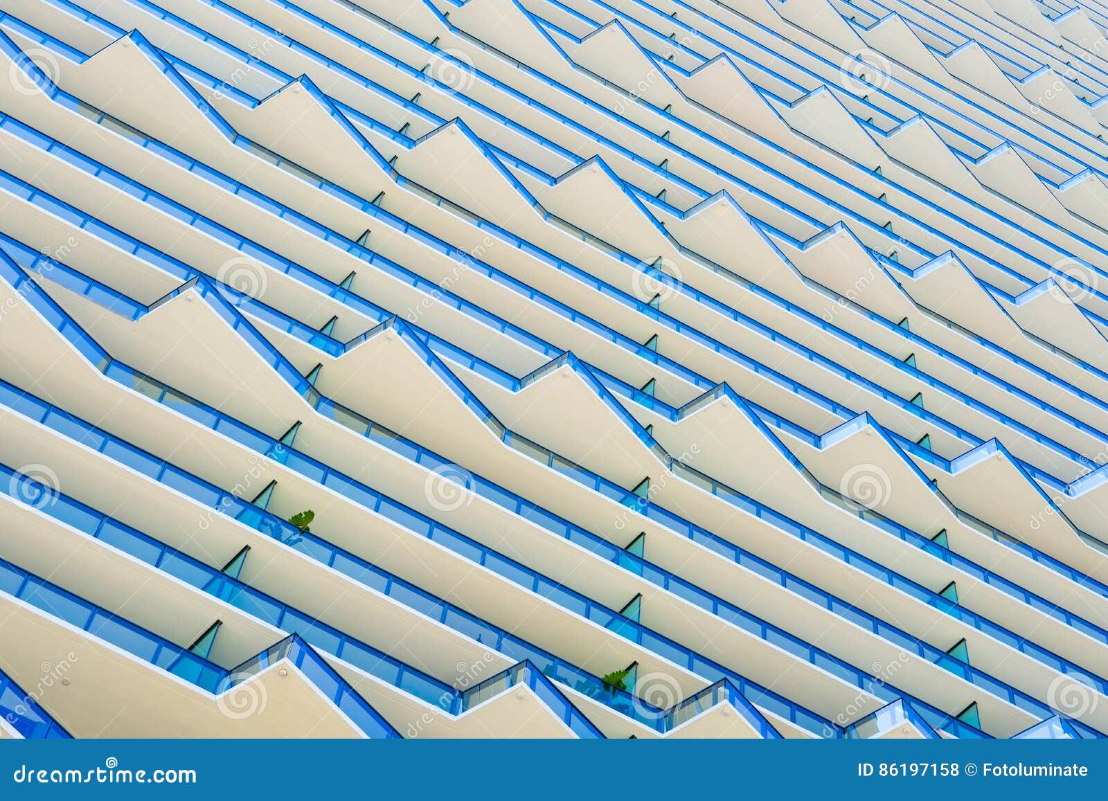 Arquitectura De SLS Miami Brickell Foto de archivo editorial Imagen