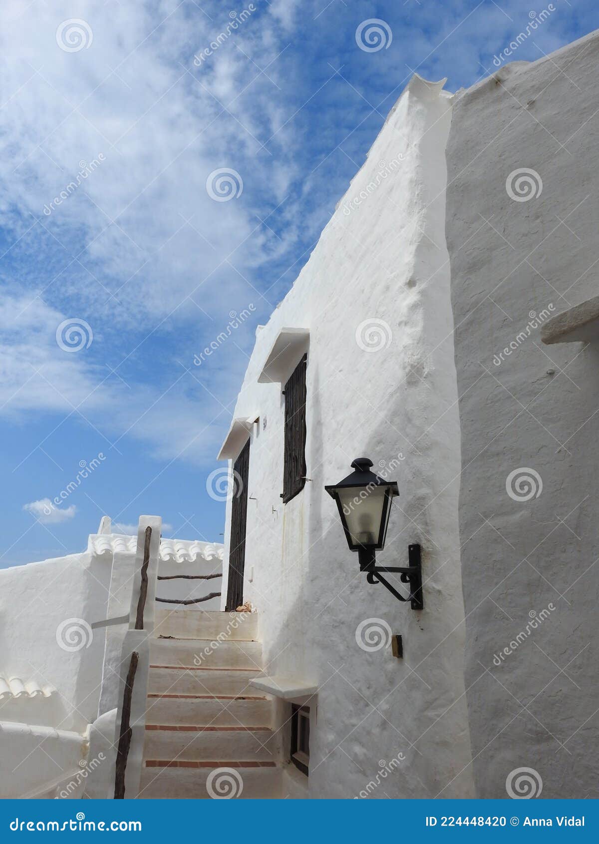 arquitectura pictoresca .binibeca vell. menorca. islas baleares.