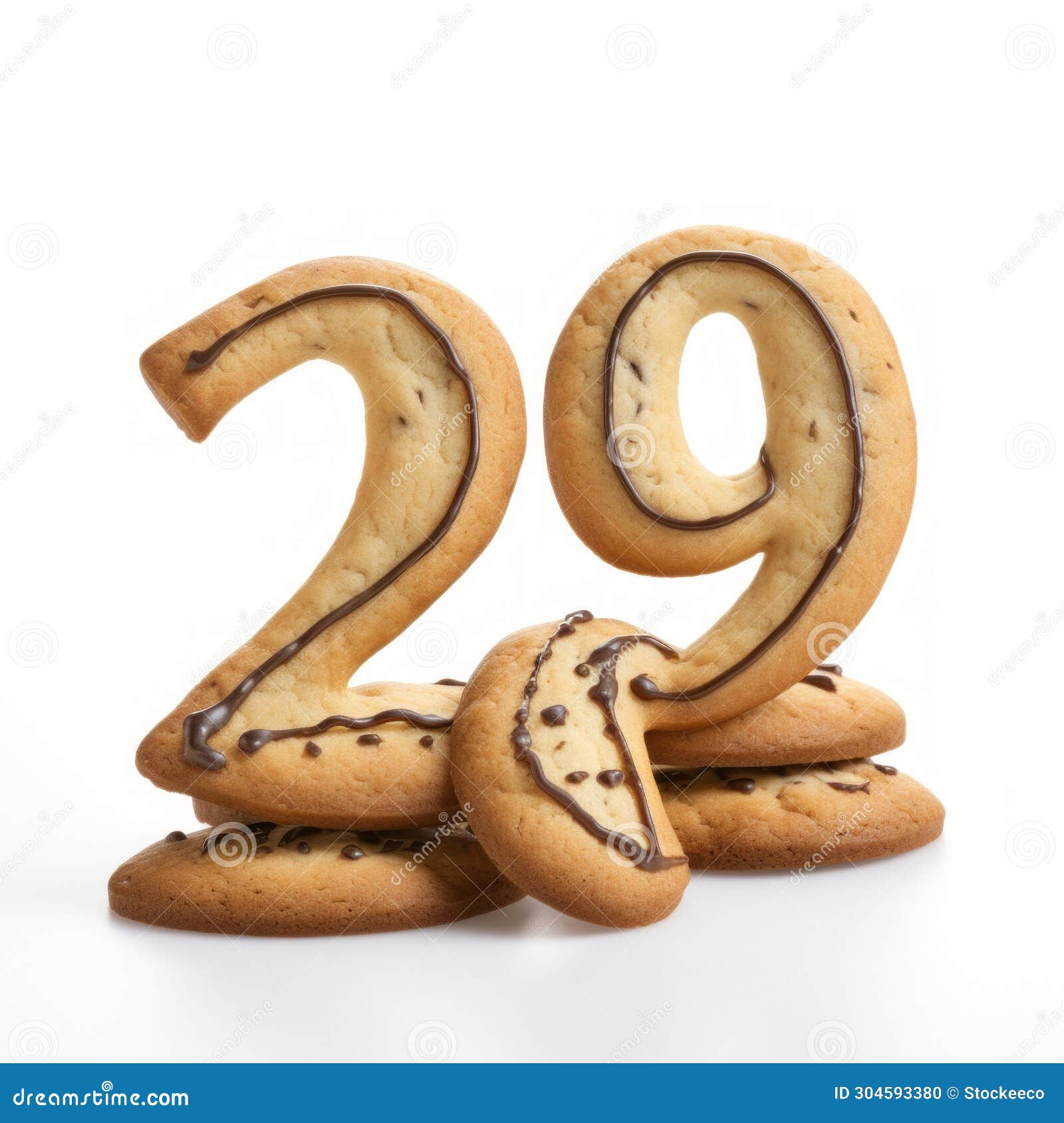 arranged cookies of number 29: a distinctive primitivist style