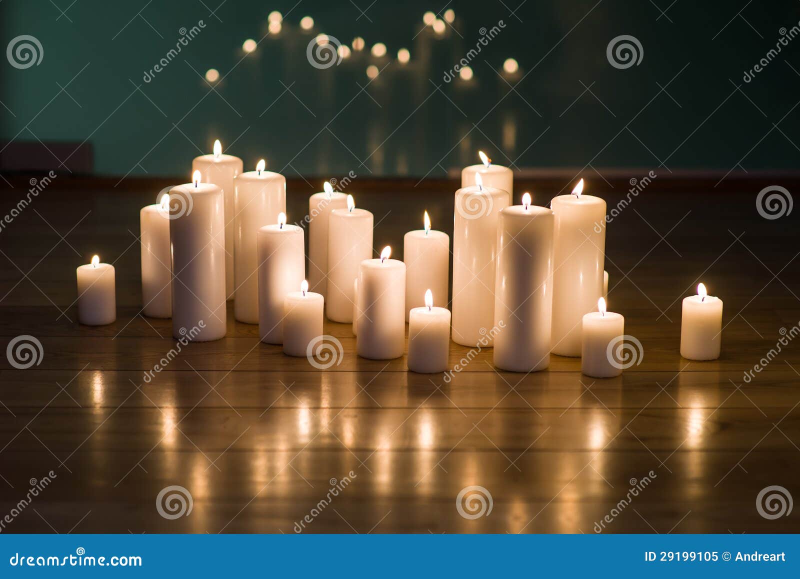 Arrangement of candles stock image. Image of flames, flame - 29199105