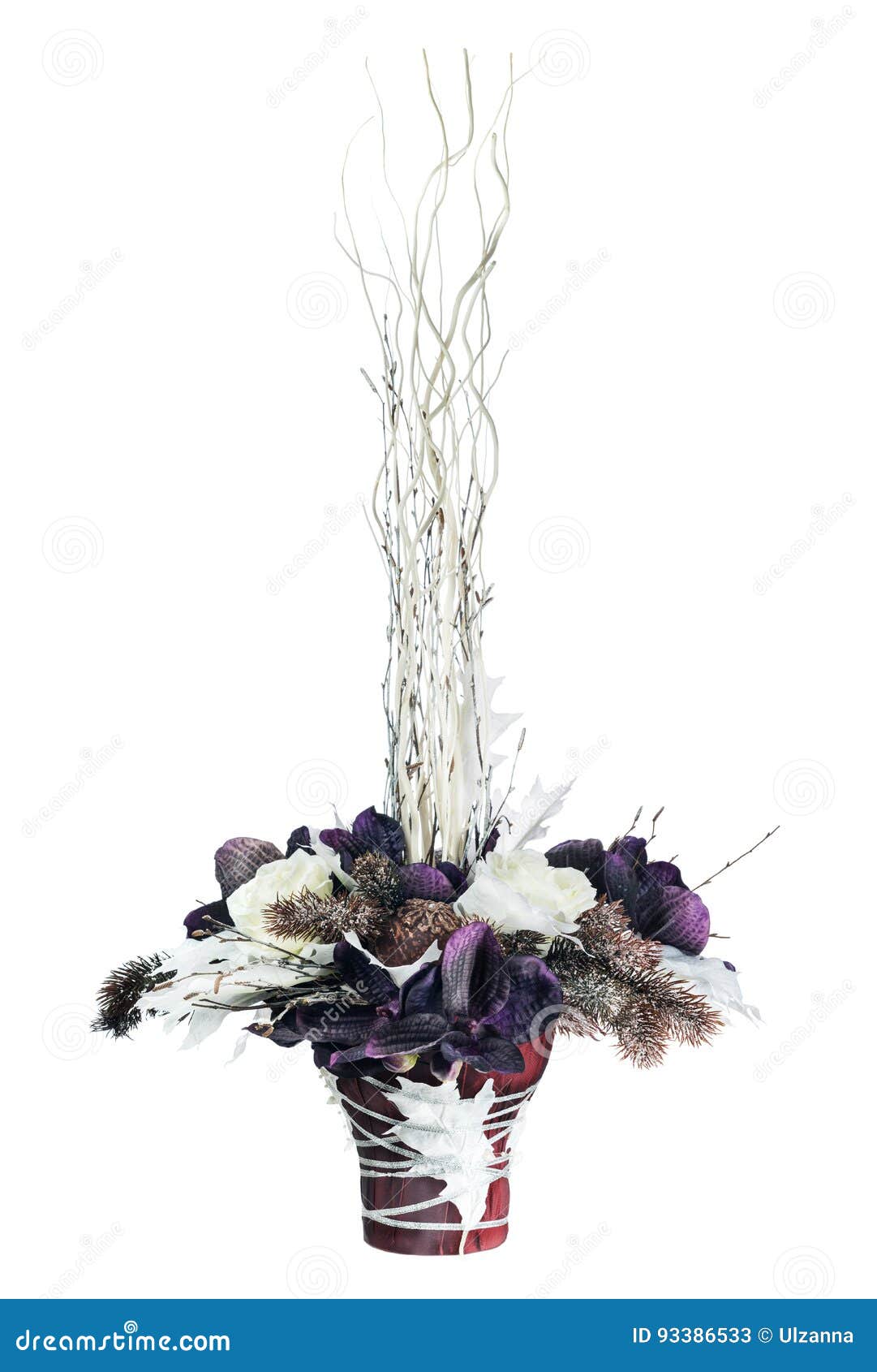 Arranjo Das Flores Artificiais Imagem de Stock - Imagem de buquê, presente:  93386533
