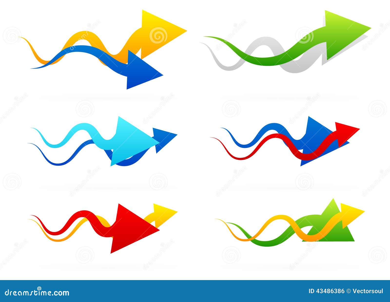 Arrow compositions stock vector. Illustration of arrow - 43486386