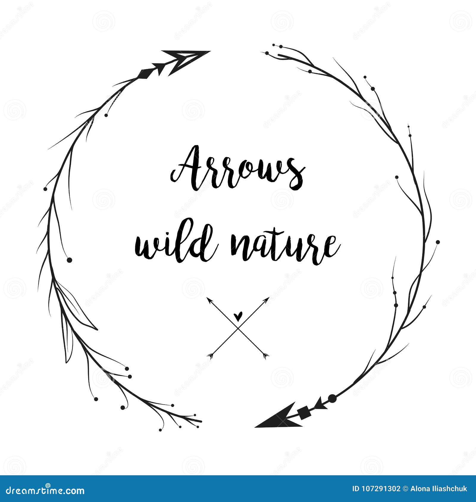 Download Arrow Half Mood Hand Drawn Set. Vector Arrows Collection ...