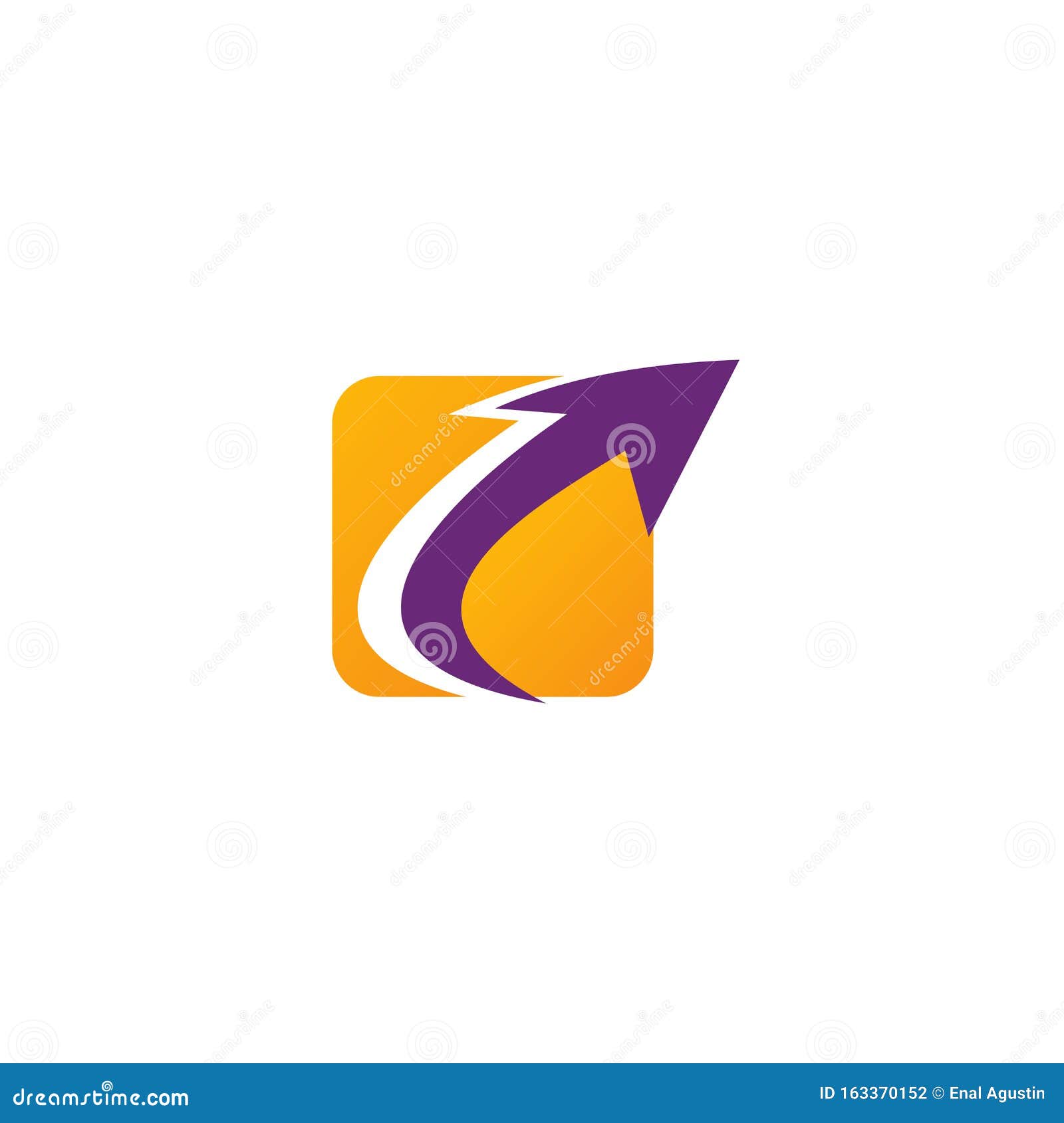 Arrow Icon Logo Design for Business Company Vector Template Stock