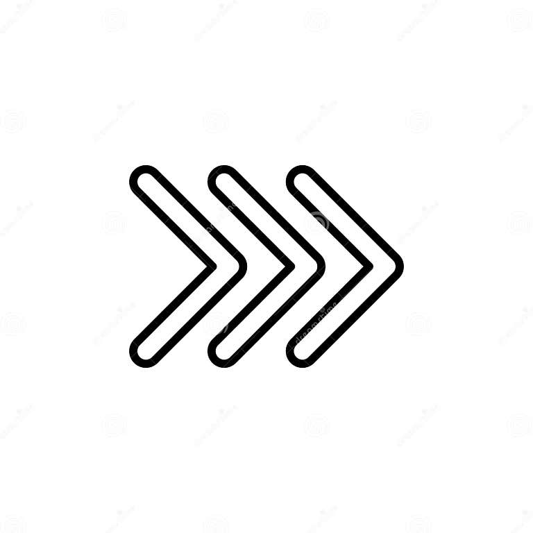 Arrow Icon . Arrow Symbol. Arrow Sign for Your Web Design Stock Vector ...