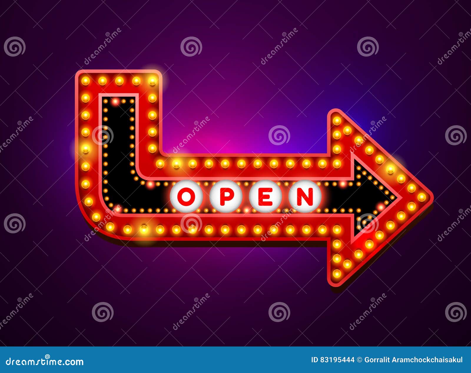 Arrow neon sale light