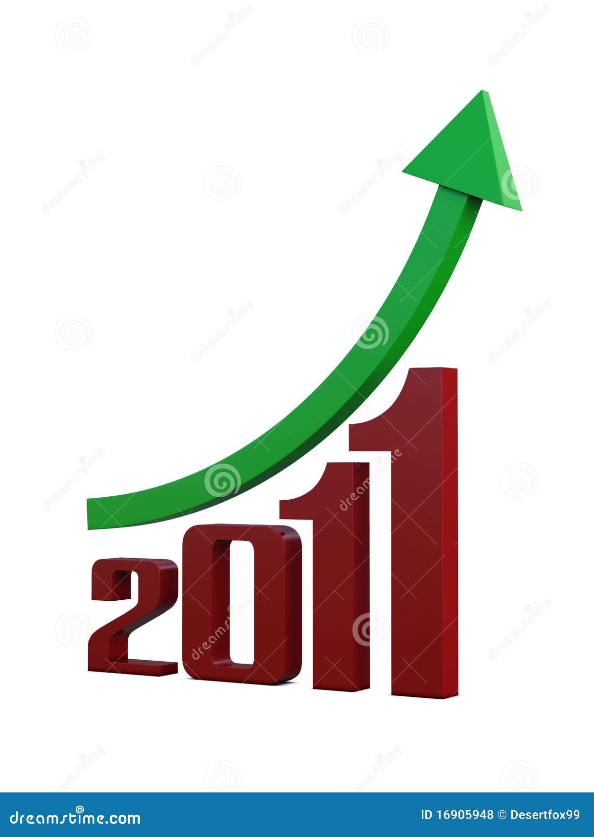 Arrow and numbers 2011 stock illustration. Illustration of abstract