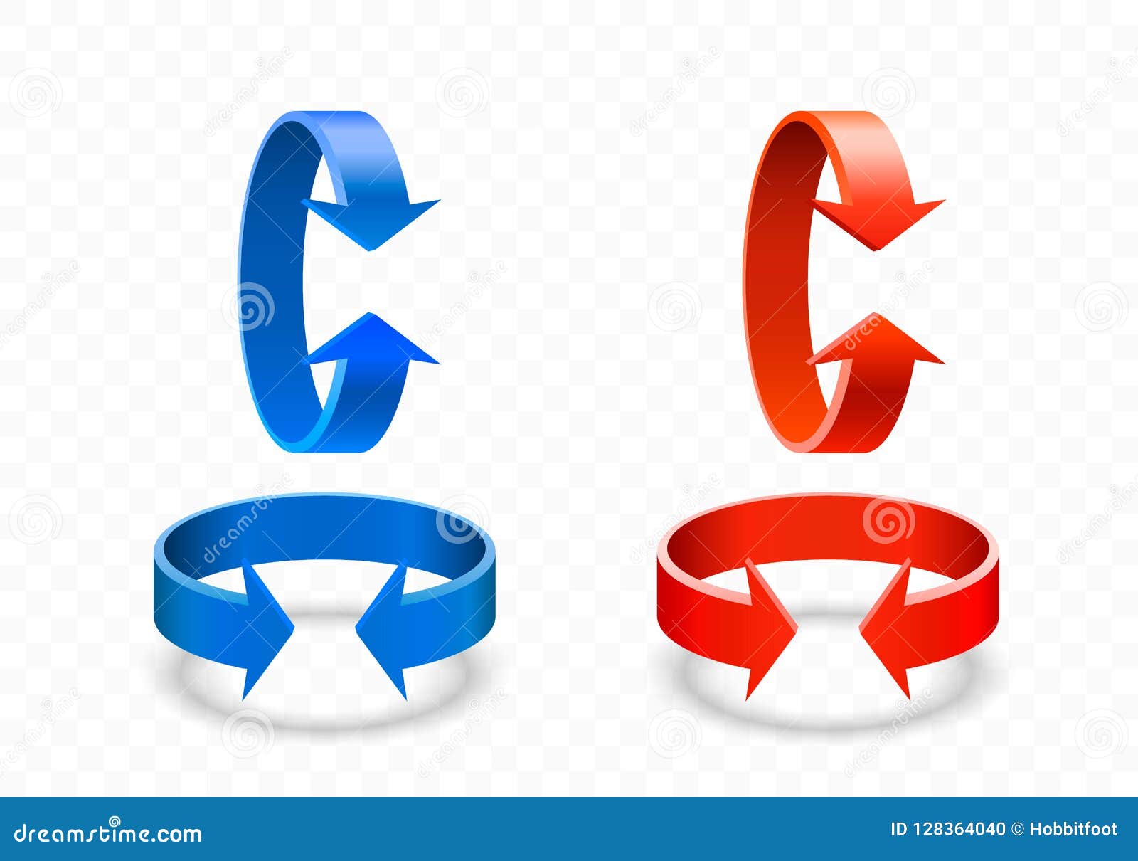 Download Arrow Rotation 3d Art Info. Stock Vector - Illustration of ...