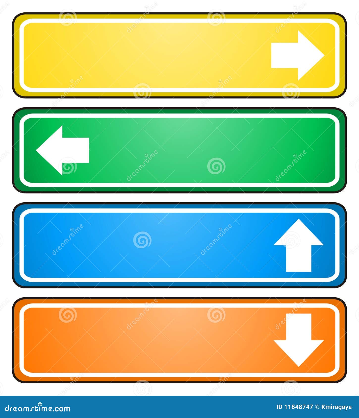 arrow signs pointing to different directions