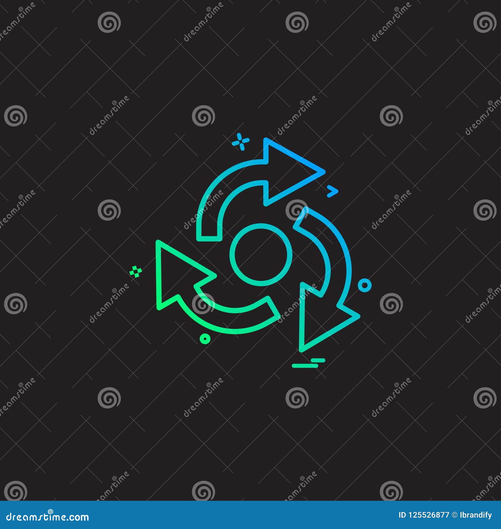 Arrow Straight Right Left Centre Icon Vector Design Stock Vector ...