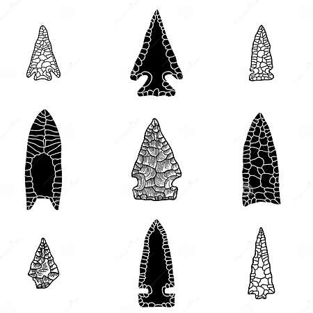 Arrowhead Illustrations stock vector Illustration of sharp 42560124