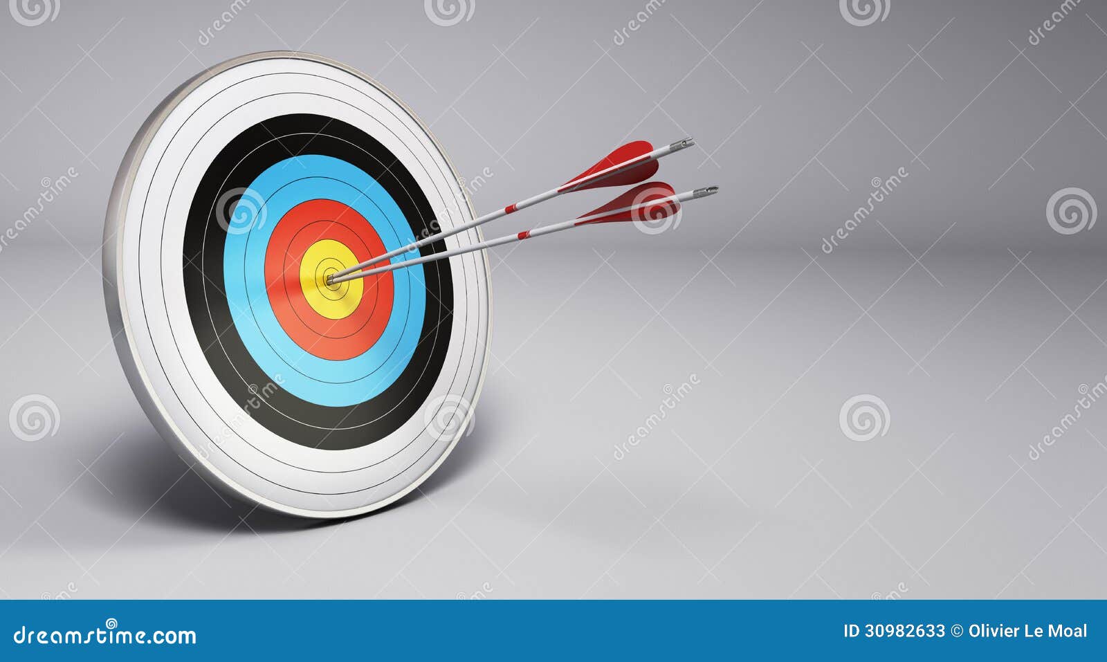 Arrows Hitting Target, Archery Stock Illustration Illustration of