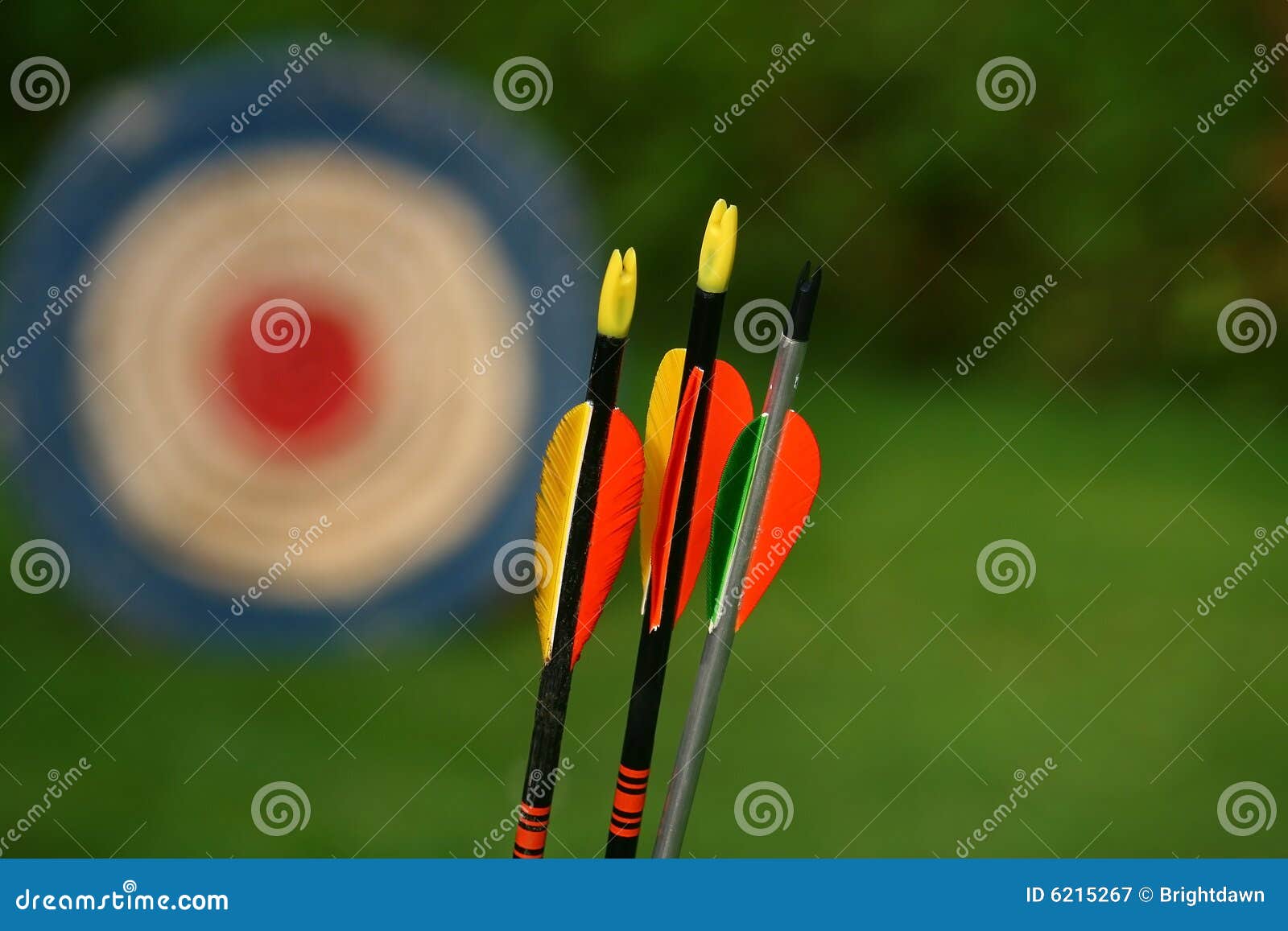 Arrows and target stock image. Image of accuracy, ring - 6215267