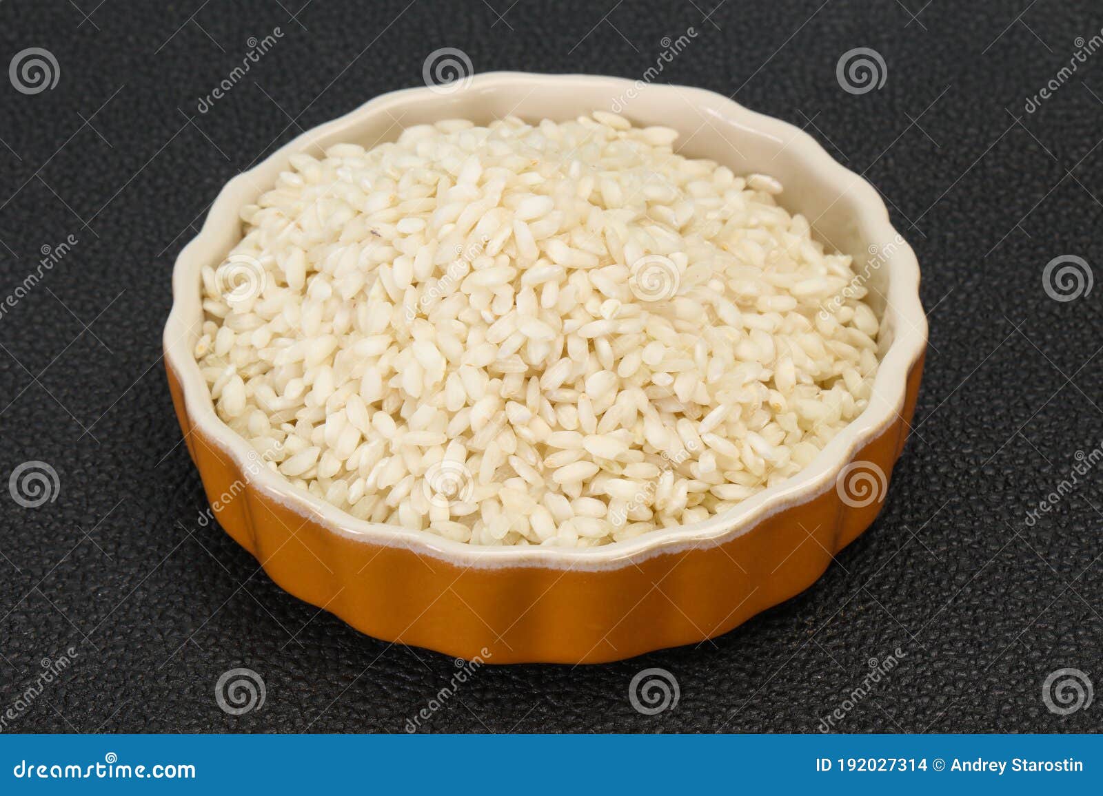 Arroz Arborio Para Risotto Italiano Foto de archivo Imagen de planta