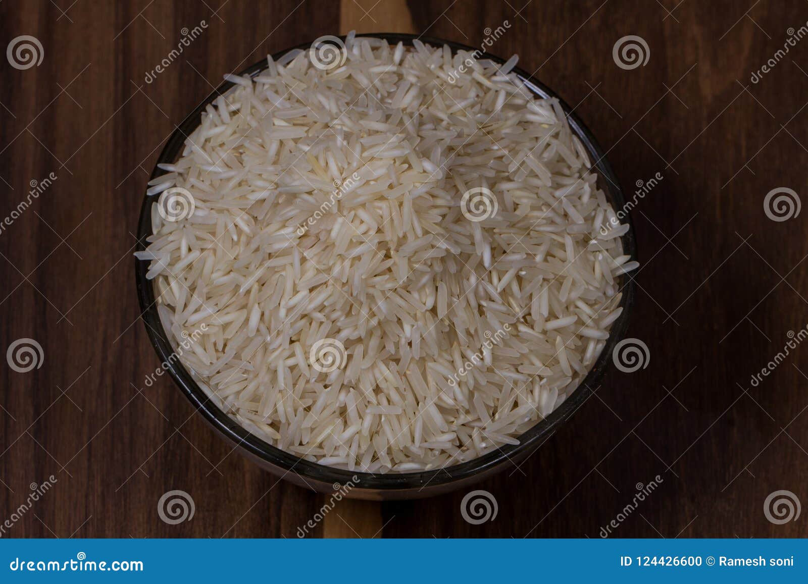 Arroz basmati de la India foto de archivo. Imagen de frente 124426600