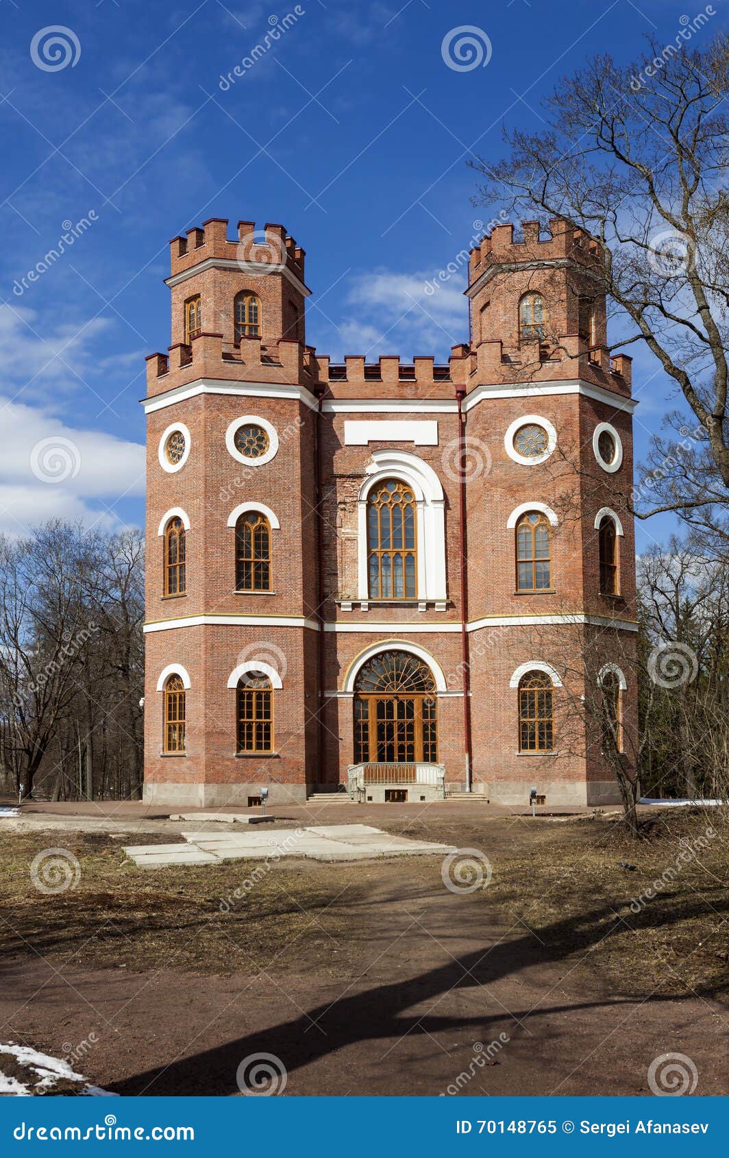 Arsenal Pavilion. Tsarskoye Selo. St. Petersburg. Russia. Stock Image ...