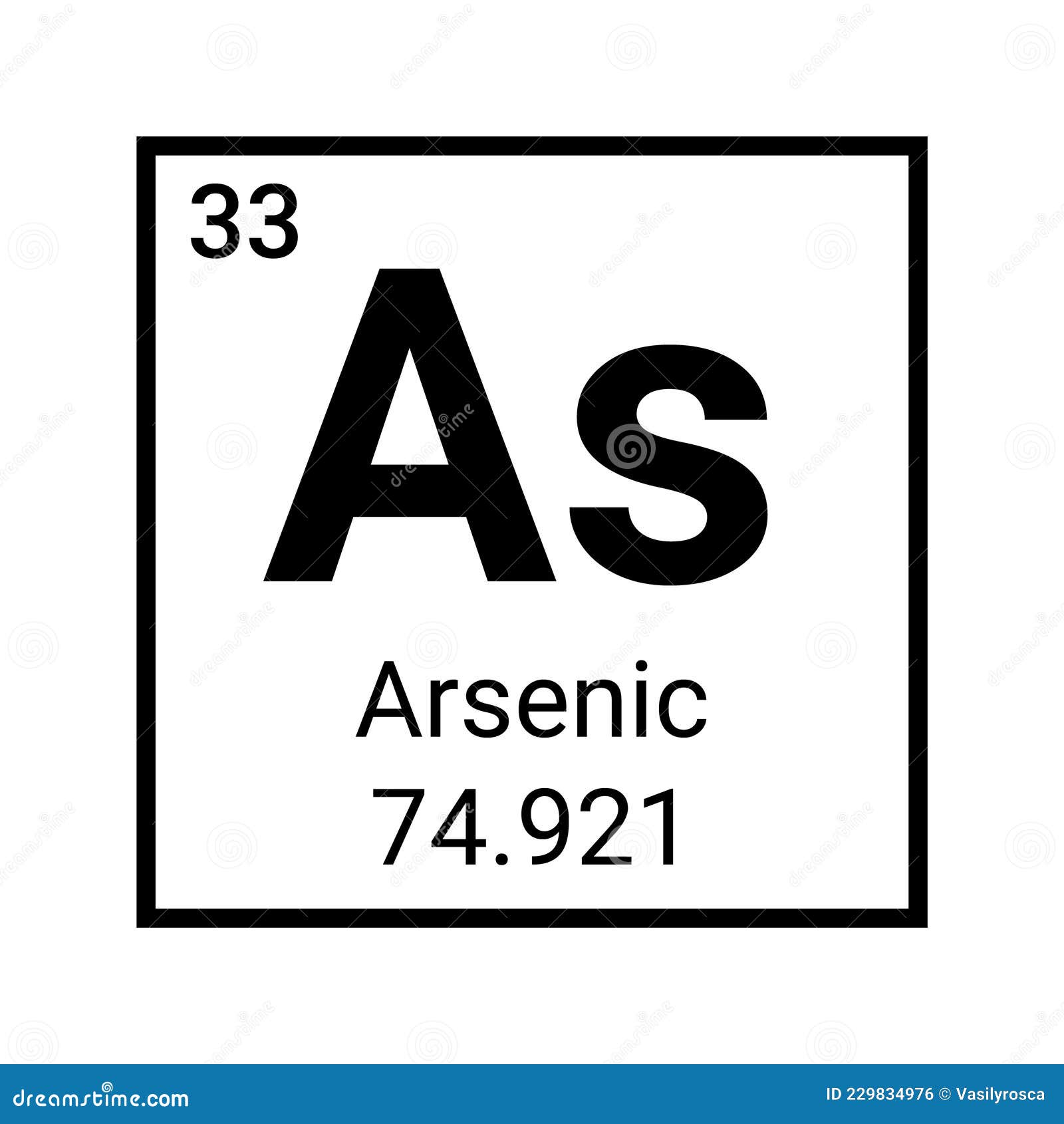 arsenic periodic table symbol