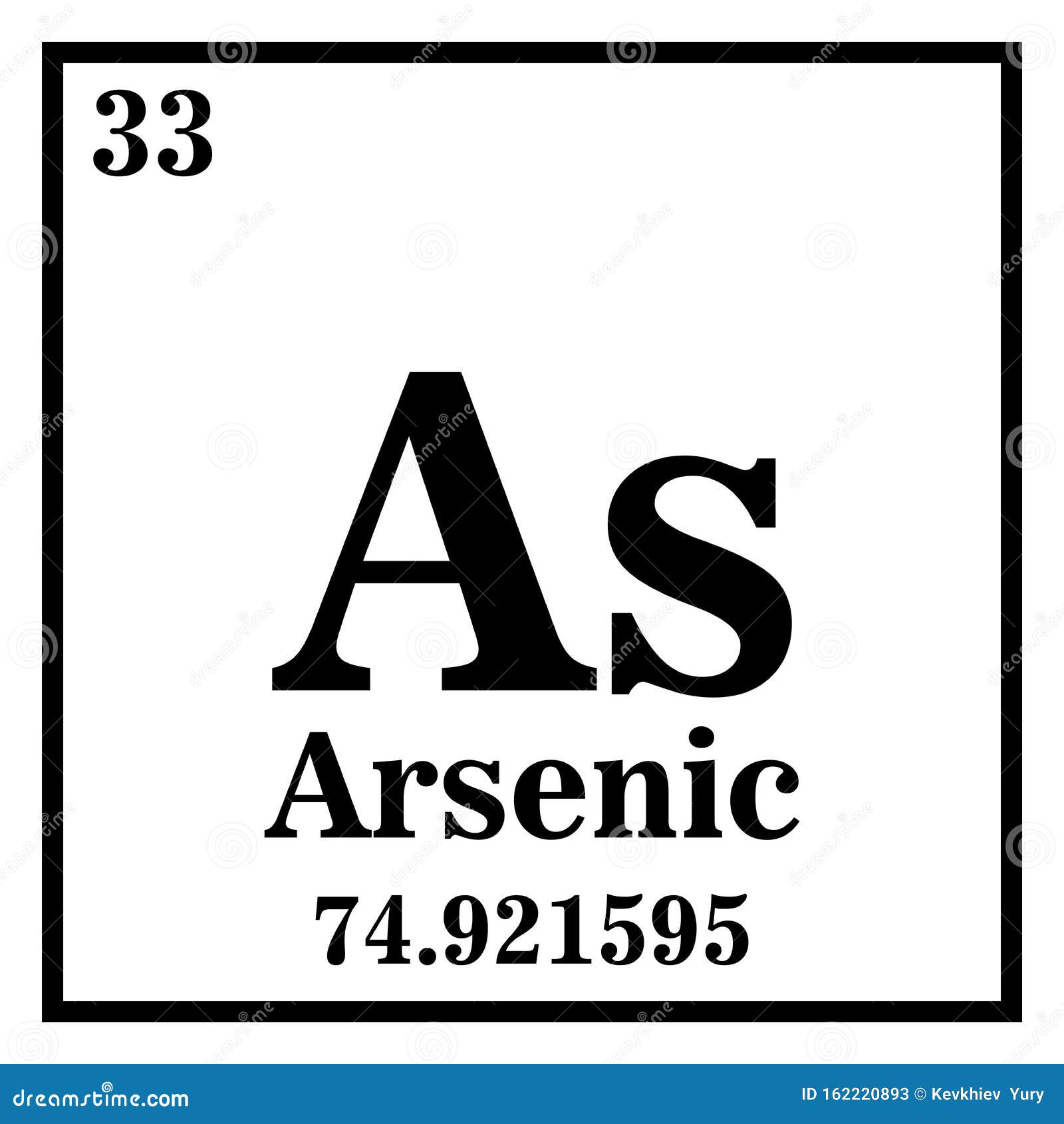 arsenic periodic table symbol