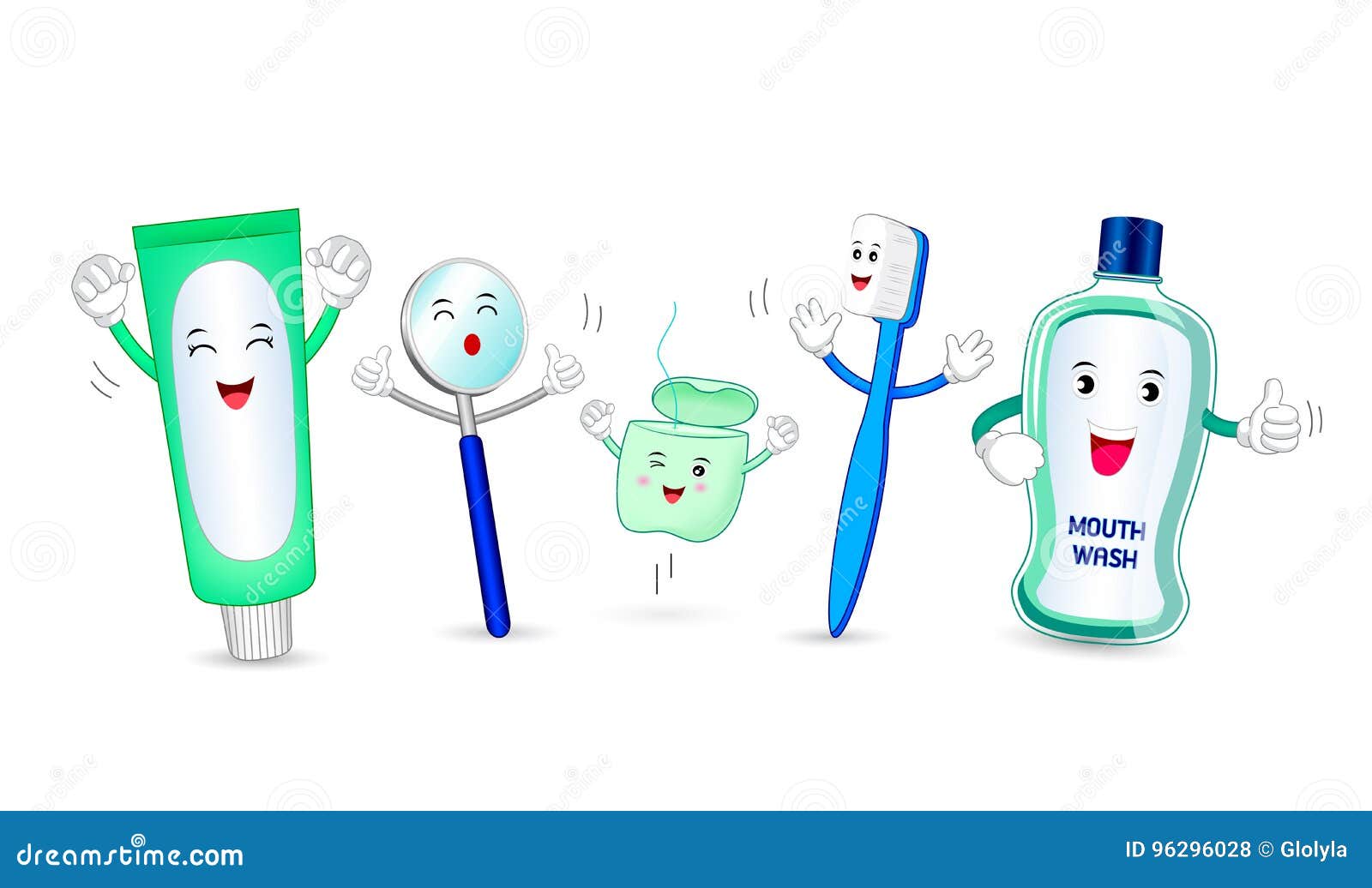 Artículos Dentales De La Higiene Los Instrumentos Y De Dientes Ilustración del - Ilustración de brillante: 96296028