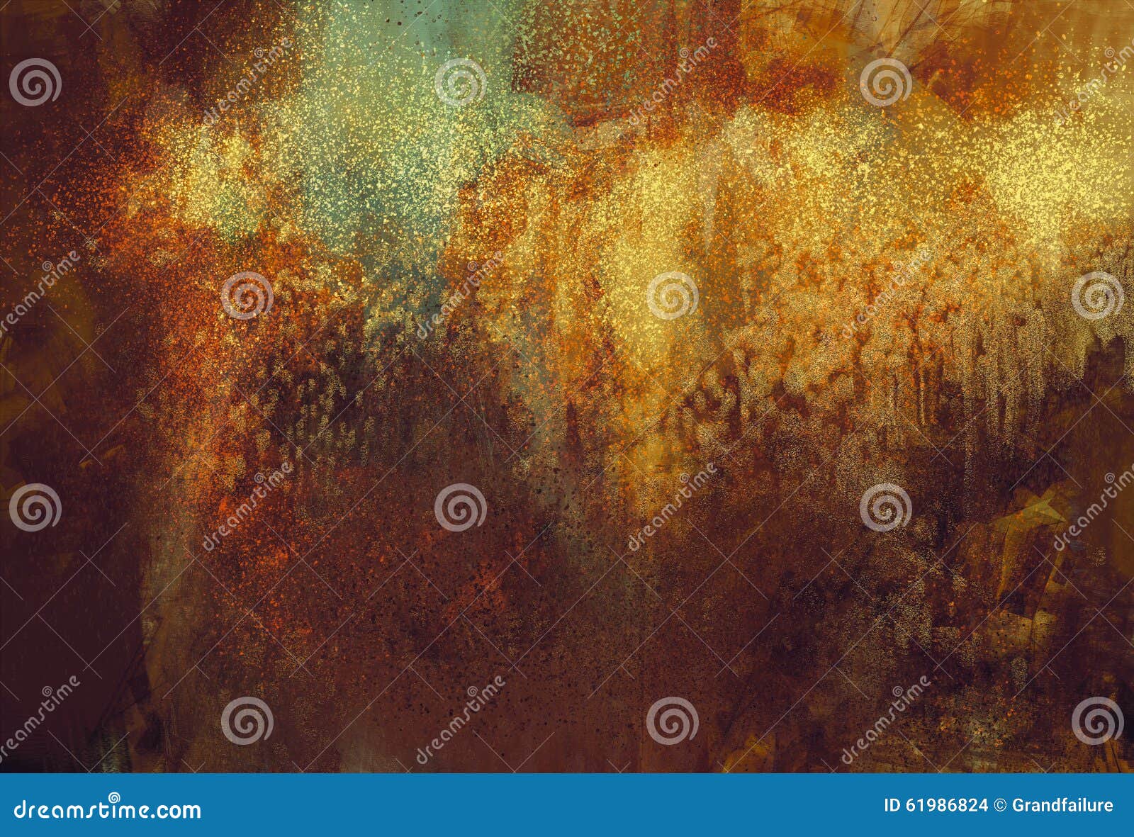 art abstract grunge background with rusted metal color