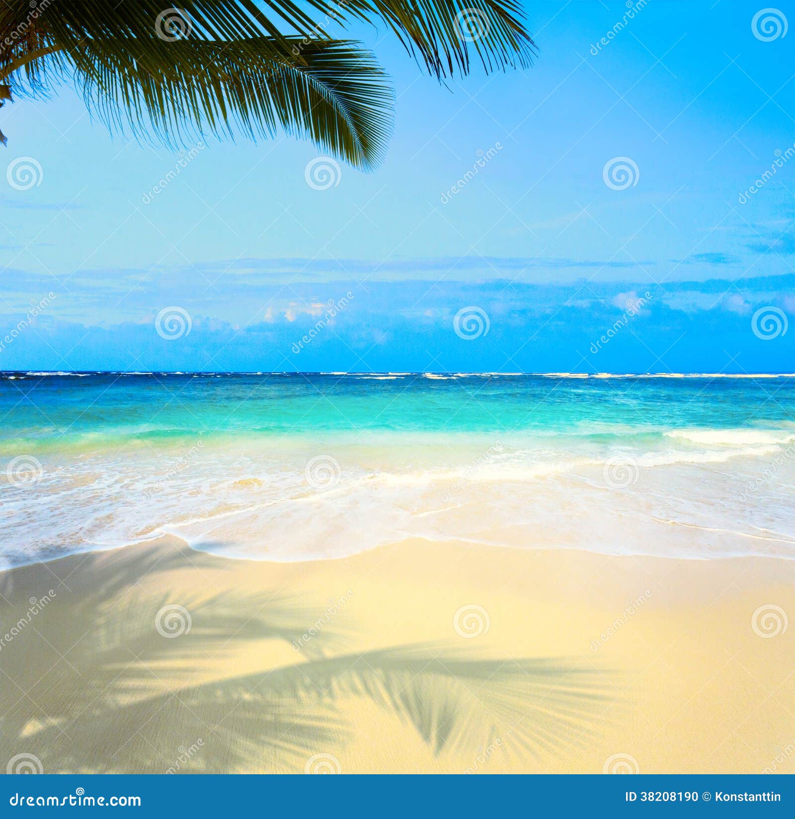 art beautiful untouched tropical sea beach