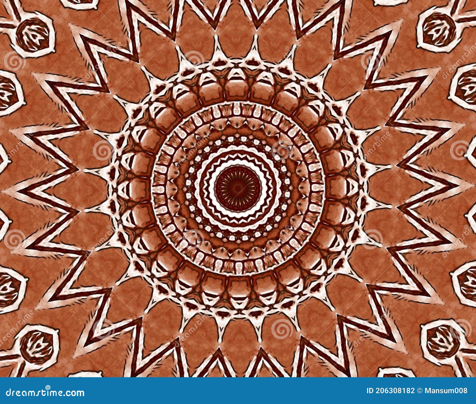 Brown Color Abstract Pattern Background Stock Illustration ...