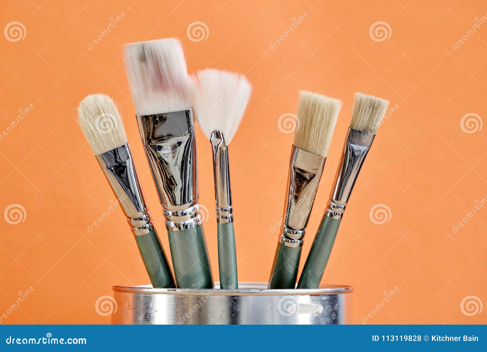 Art Brushes stock photo. Image of paint, blob, creative 113119828