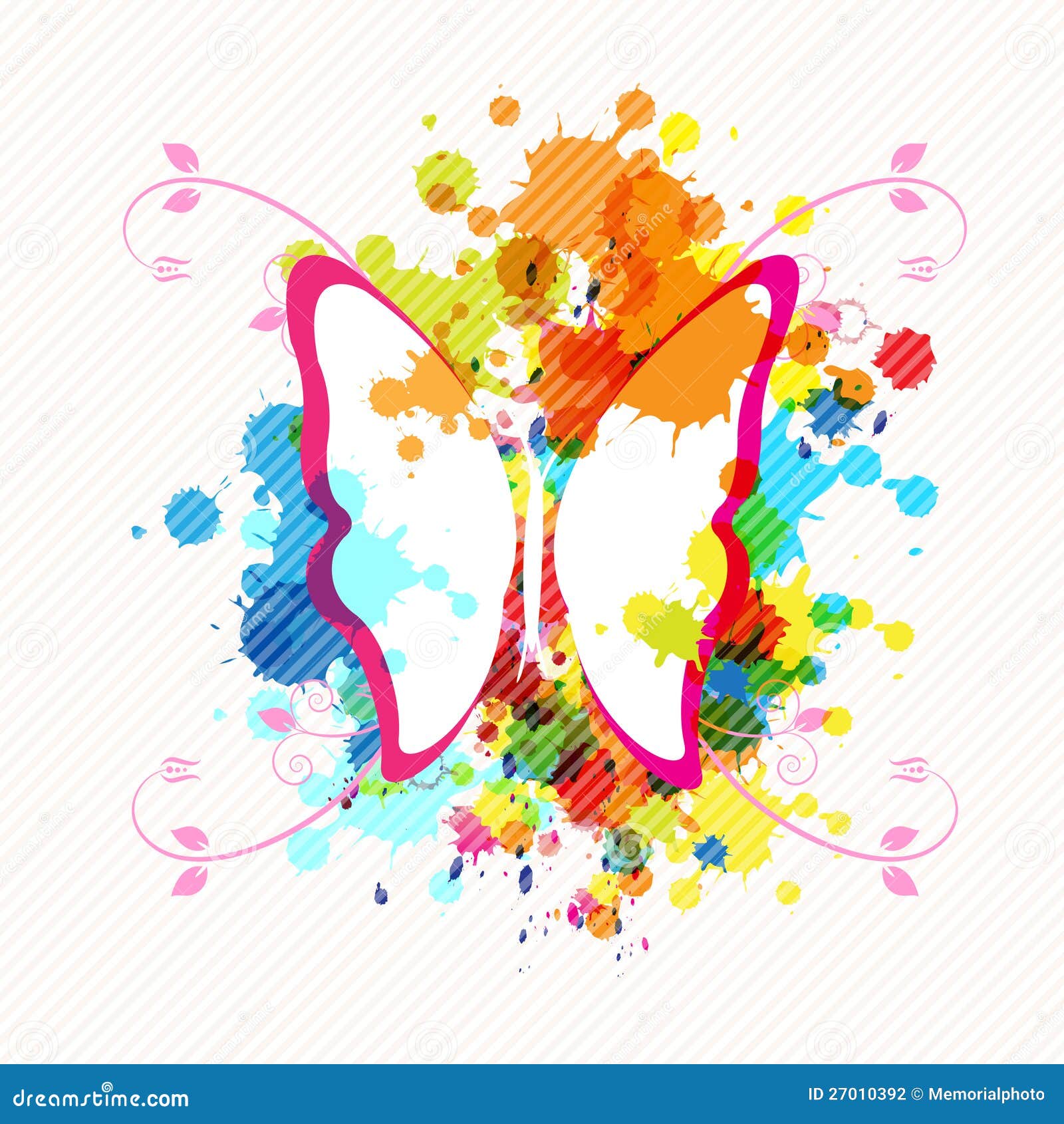 Art butterfly design stock vector. Illustration of advertising 27010392