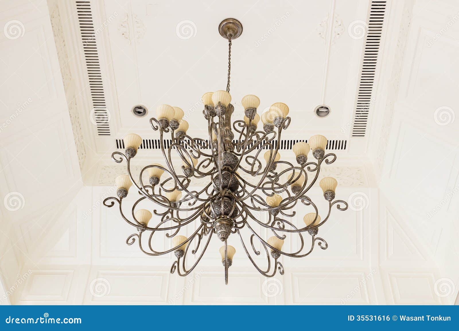 Art ceiling light stock photo. Image of sparkle, jewels 35531616