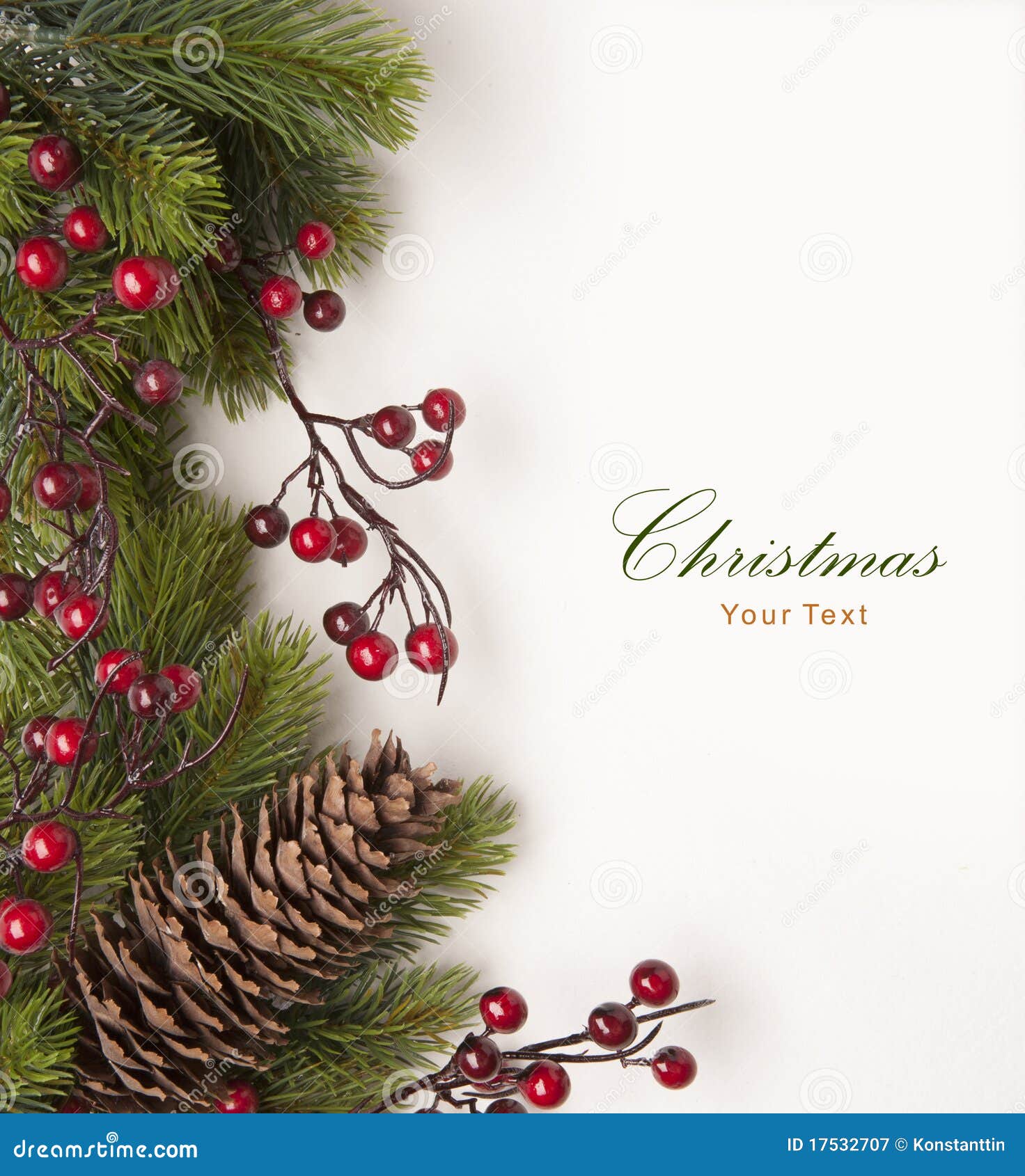 art christmas greeting card