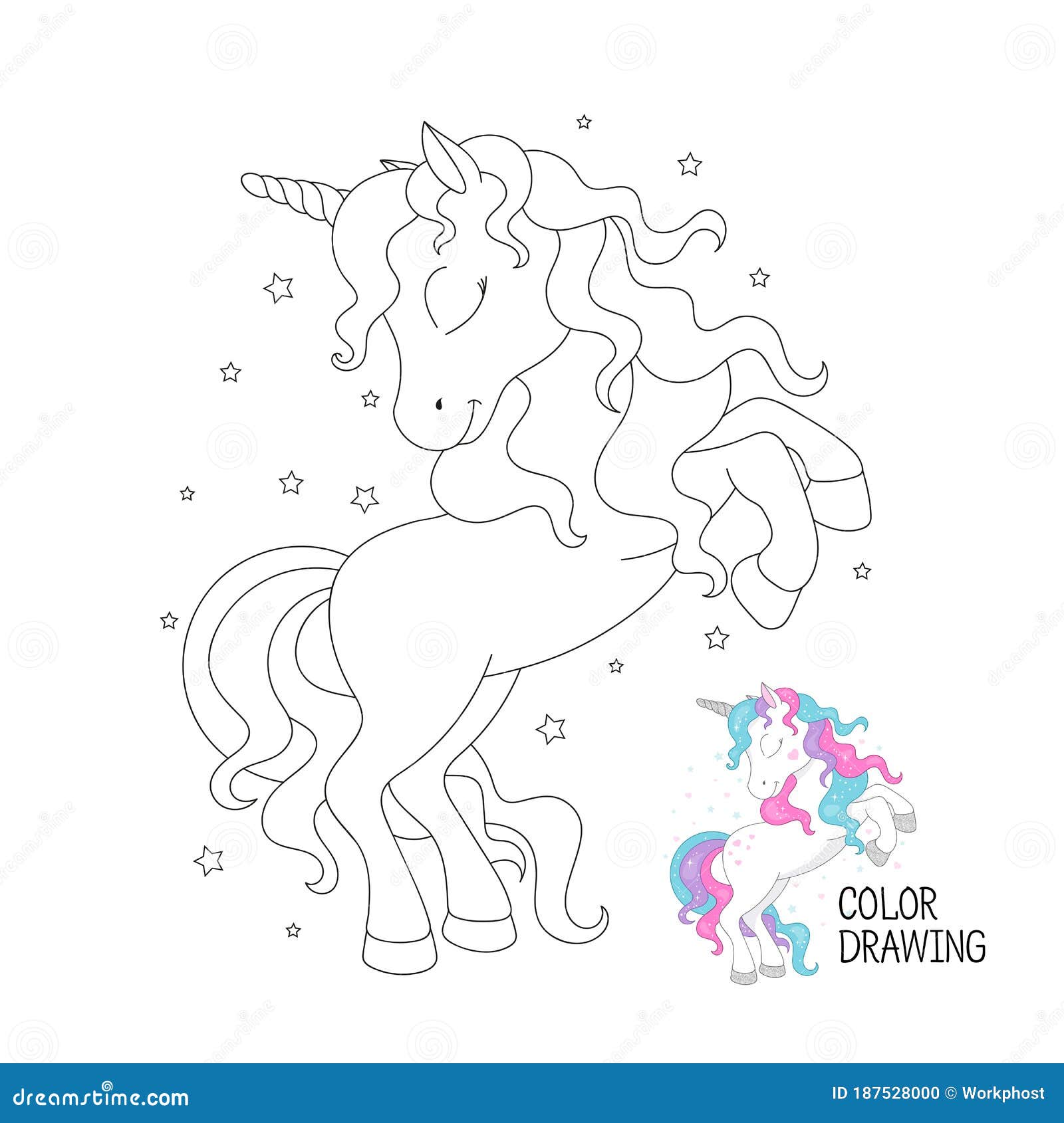 🦄 Kawaii Unicorn Drawing Step By Step | Kawaii Unicorn