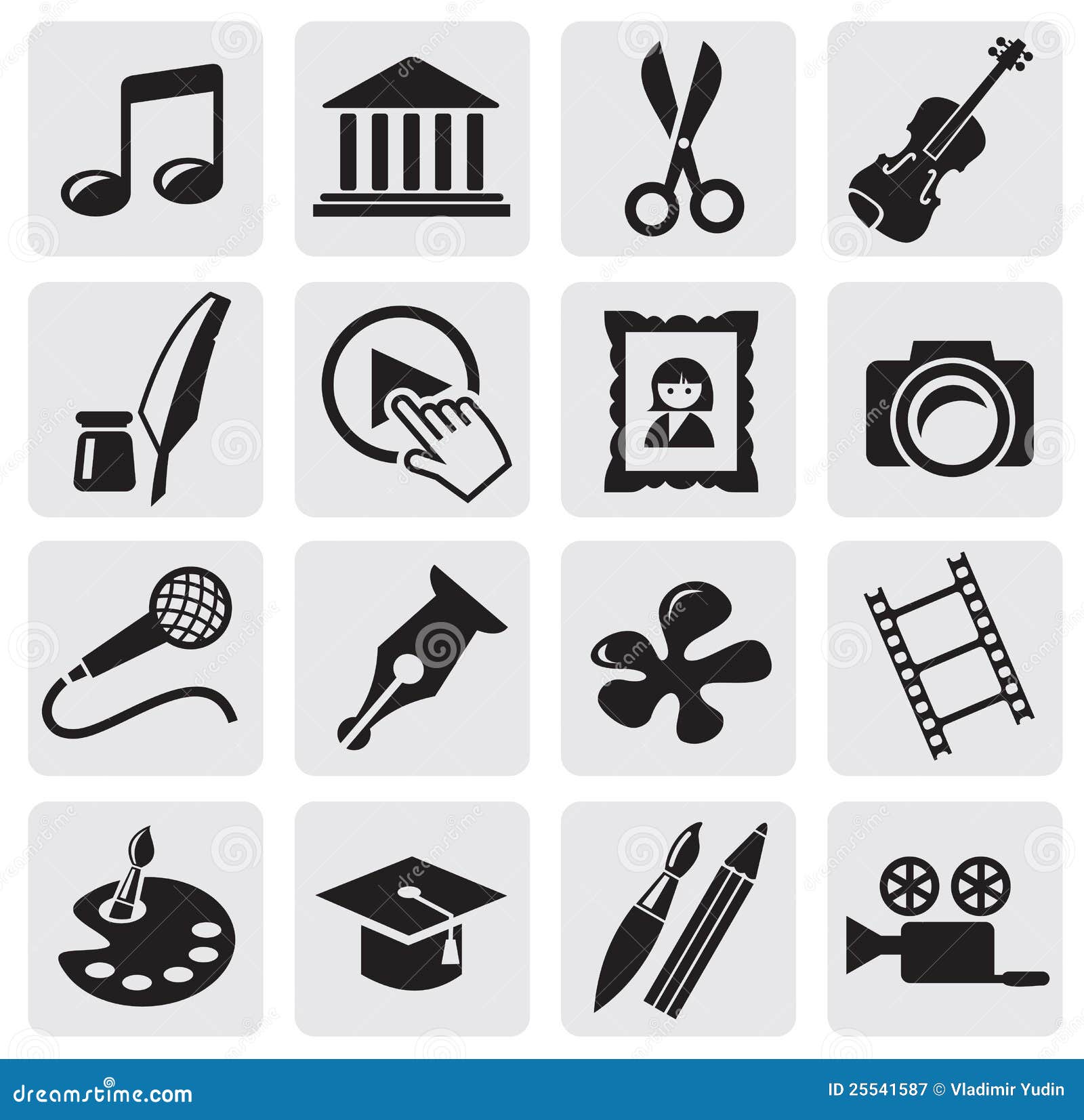 Art Culture icon stock vector. Illustration of music 25541587