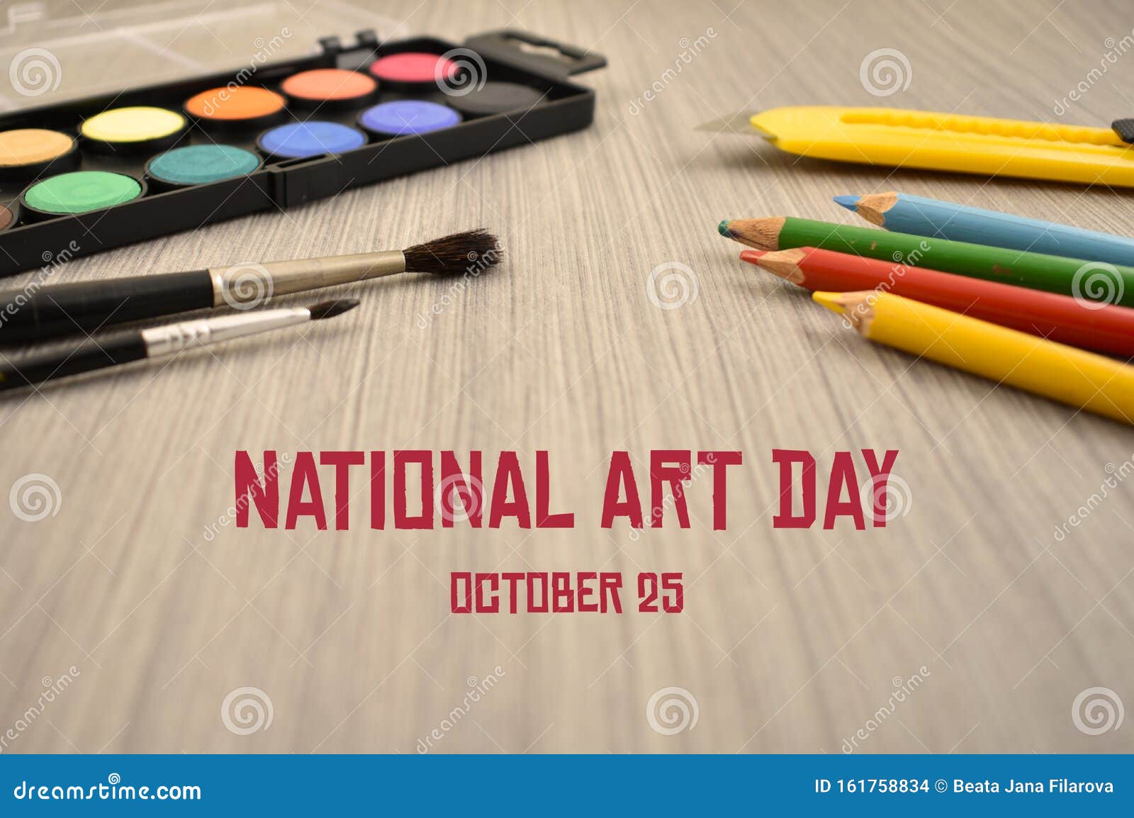National Art Day images stock photo. Image of creativity 161758834