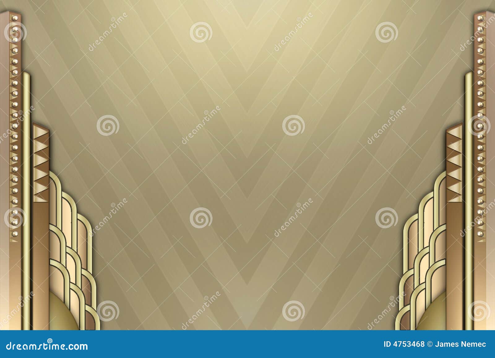 art deco building border