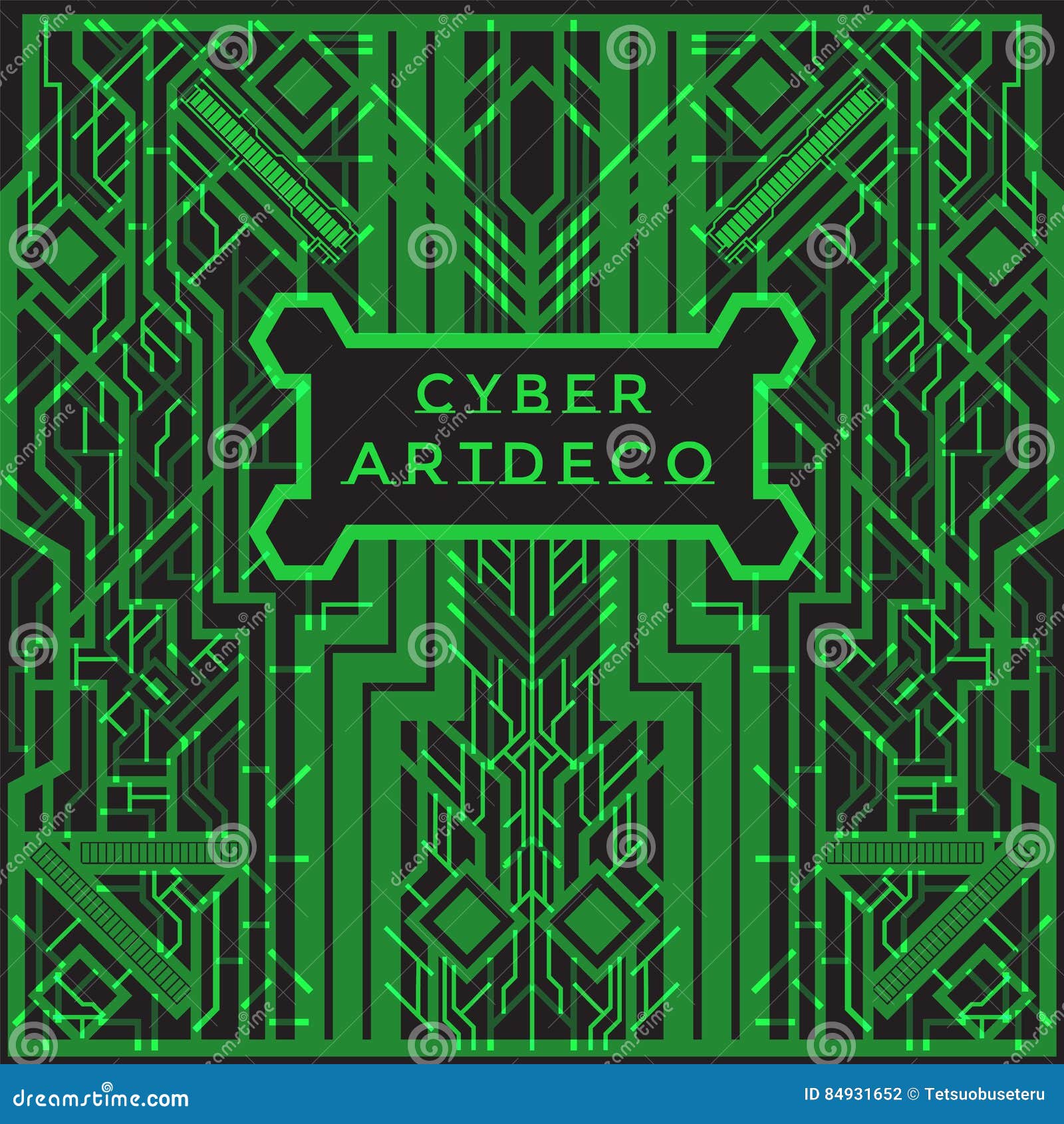 Art Deco stock vector. Illustration of gatsby, banner 84931652