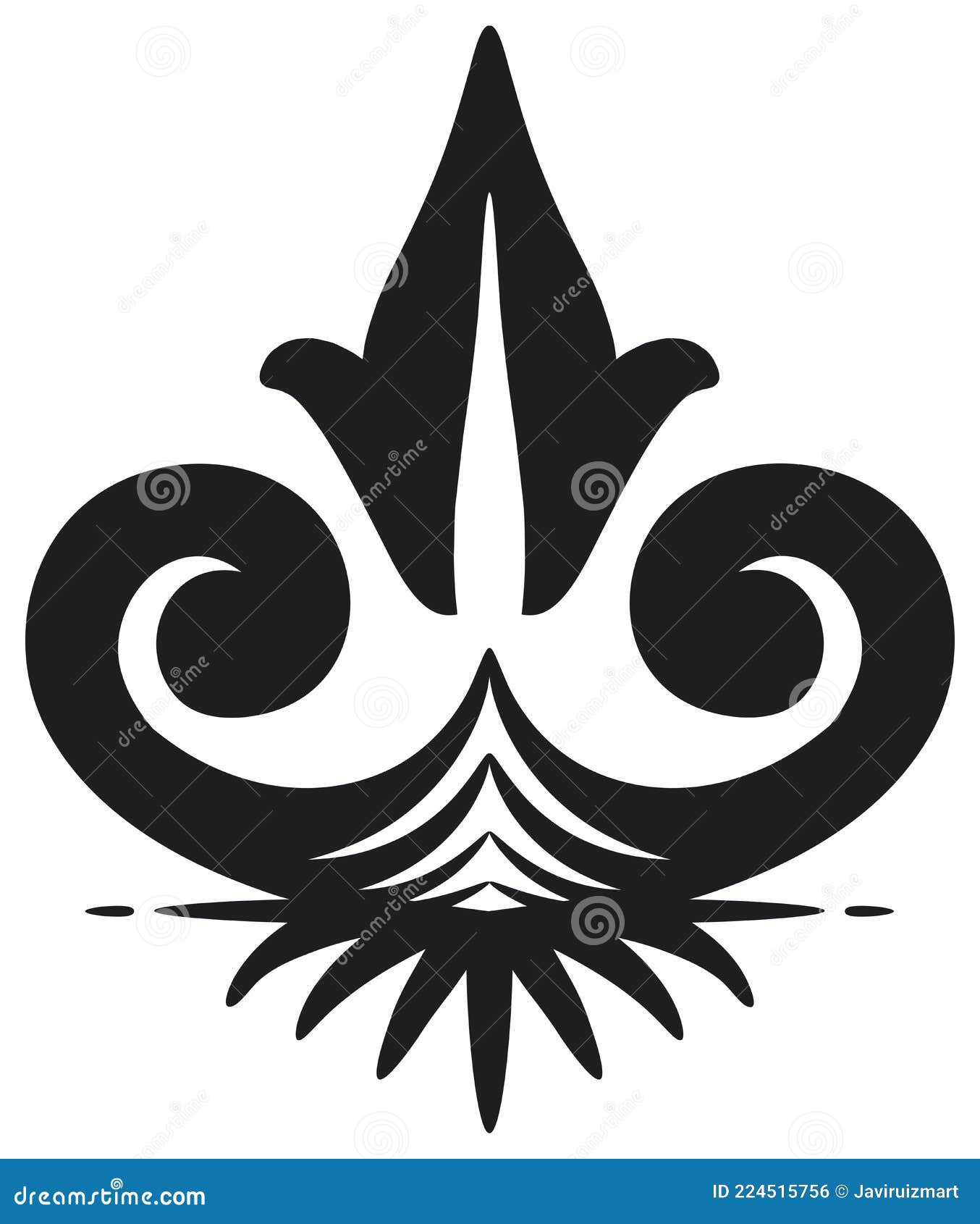 Art Deco style symbol stock vector. Illustration of background 224515756