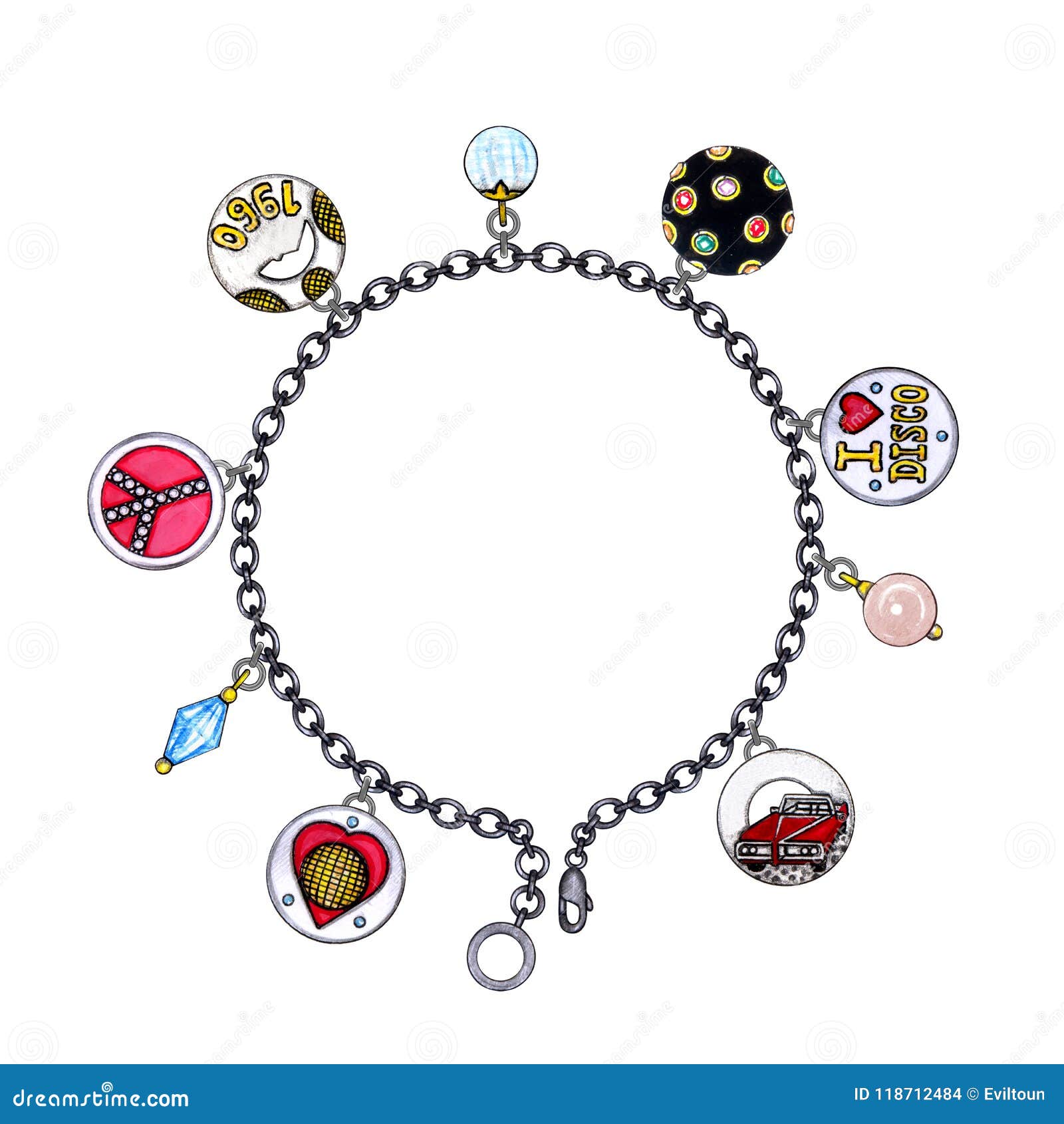 Hand drawn bracelet hires stock photography and images  Alamy