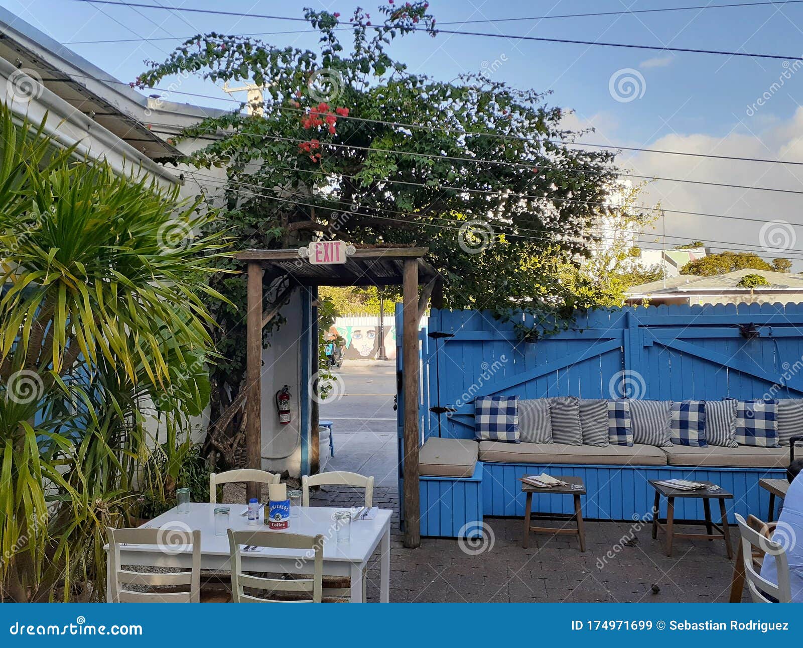 Art Design Restaurant in Florida Editorial Stock Image Image of